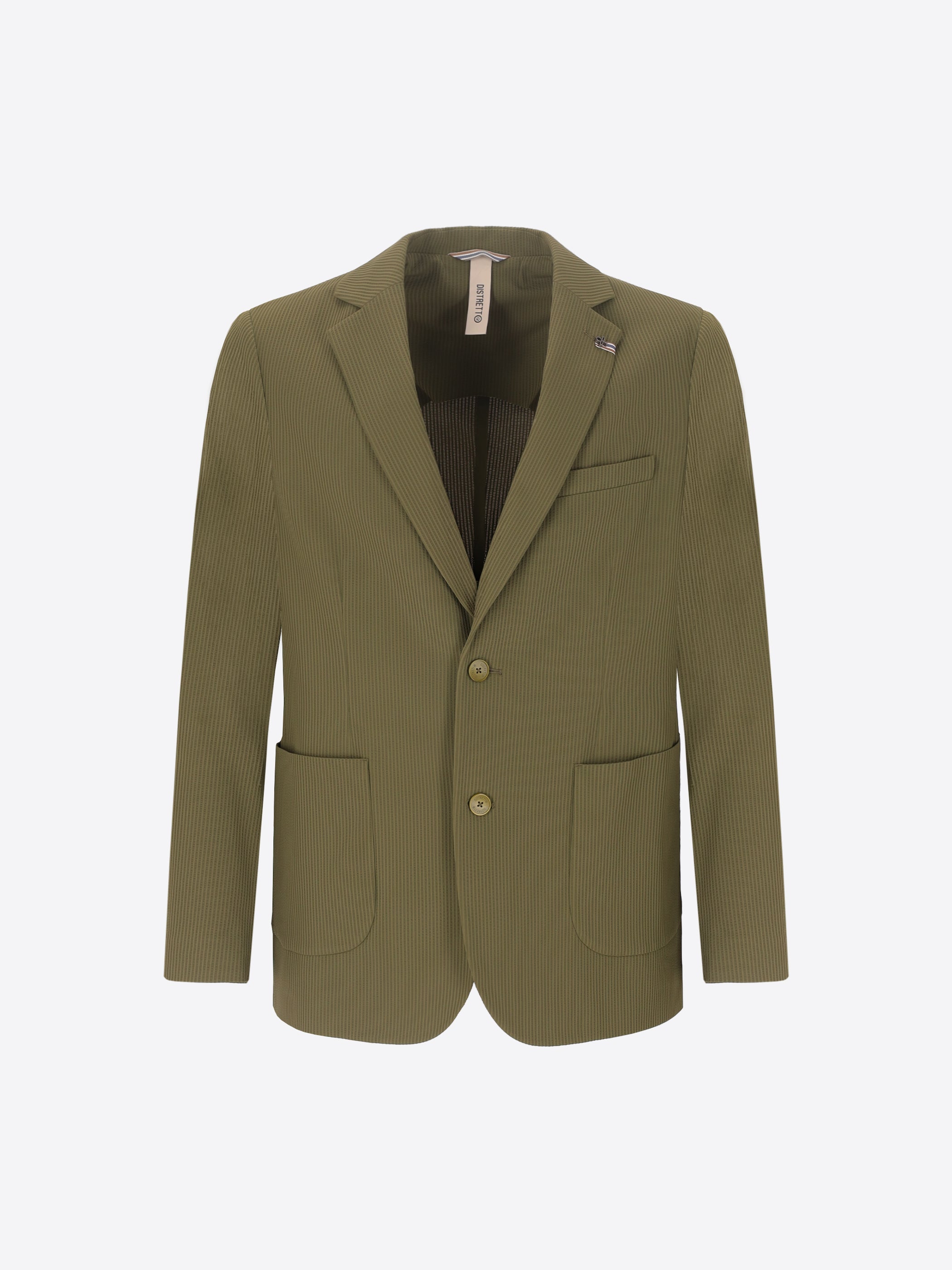 High-Perform12 Jacket Leccio In Raised-Stripe Technical Stretch Fabric