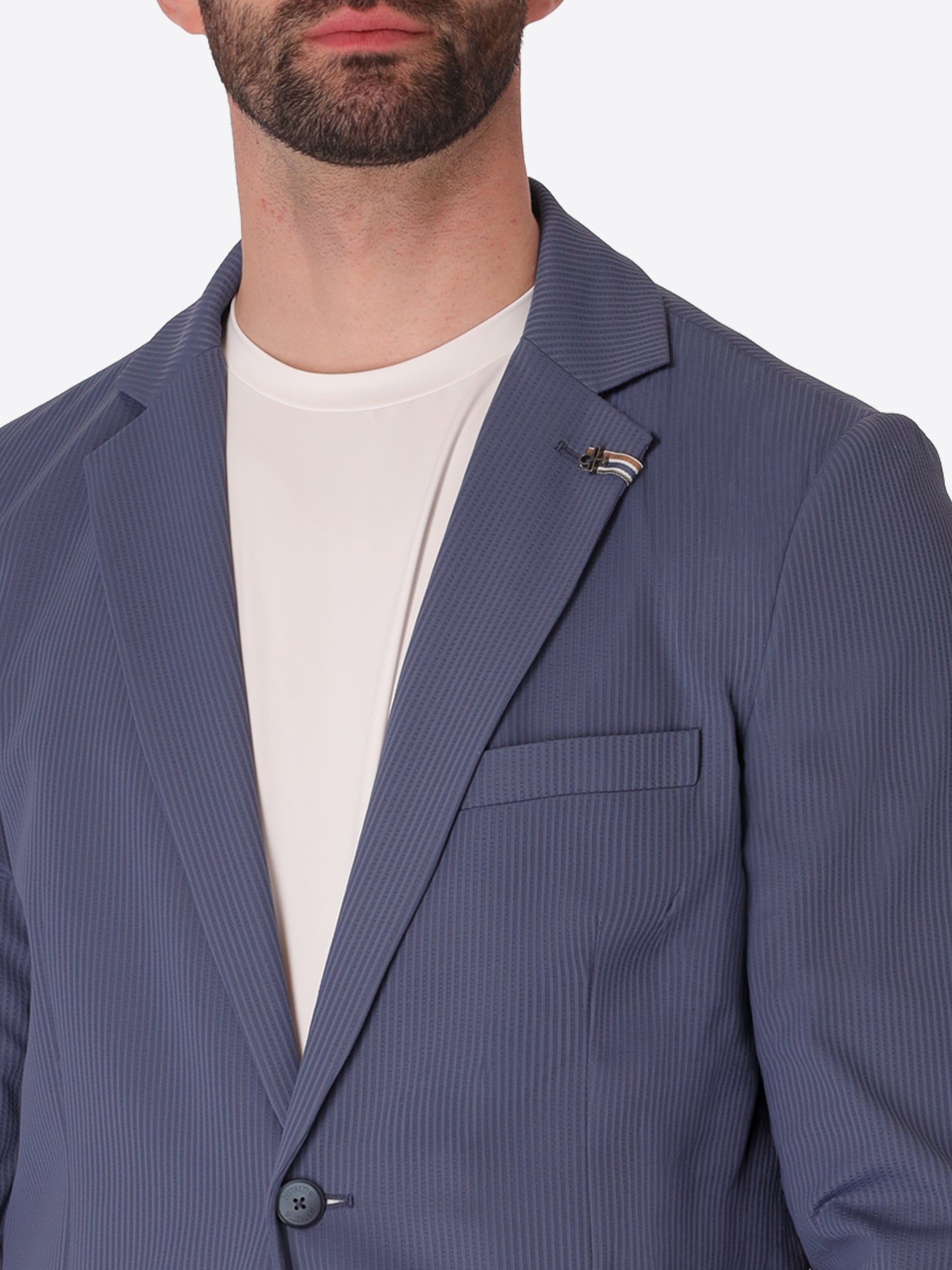 High-Perform12 Jacke Leccio Aus Technischem Stretchgewebe Mit Reliefstreifen