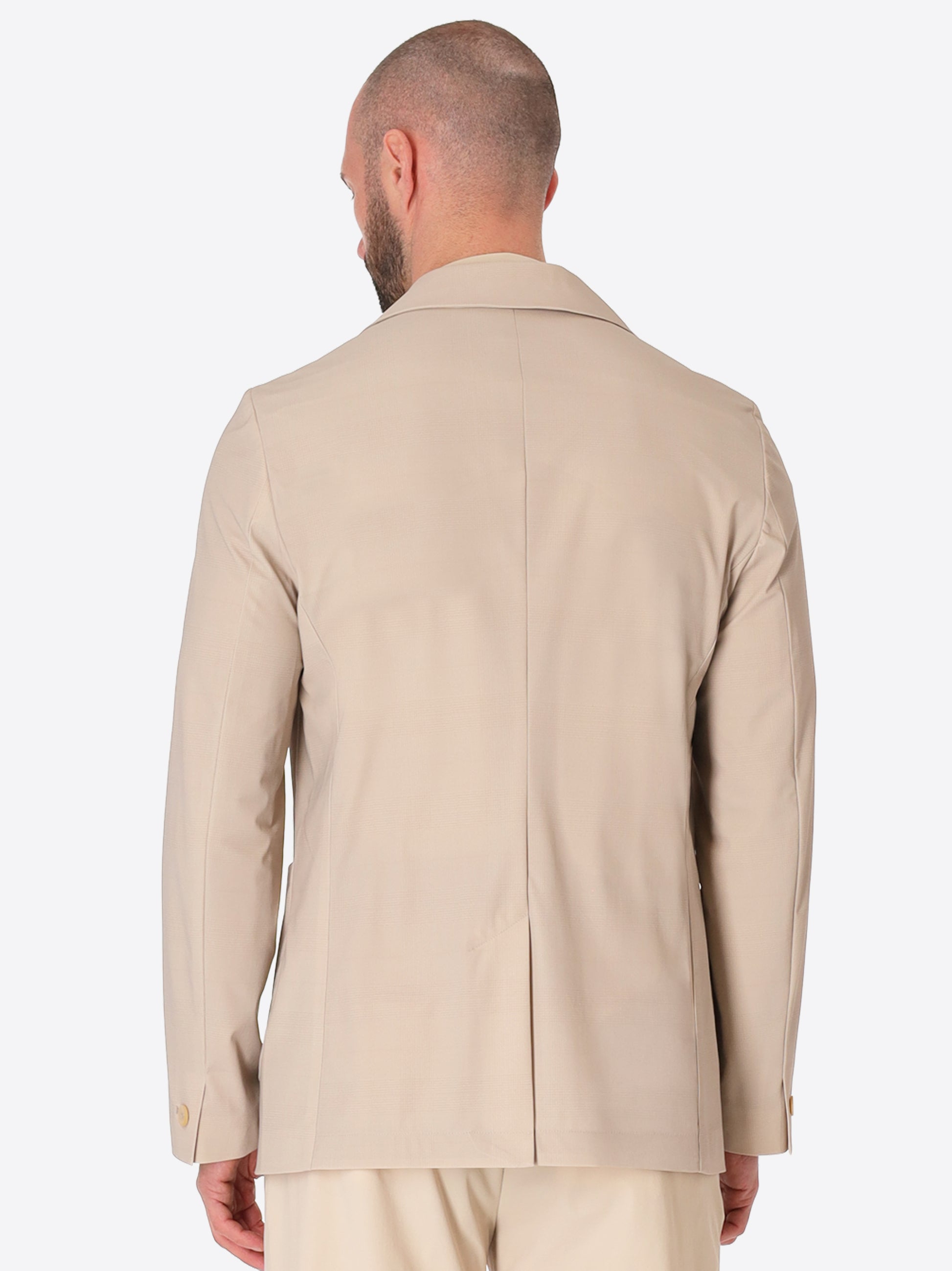 High-Perform12 Jacket Quercia In Technical Active Stretch Prince Of Wales Fabric