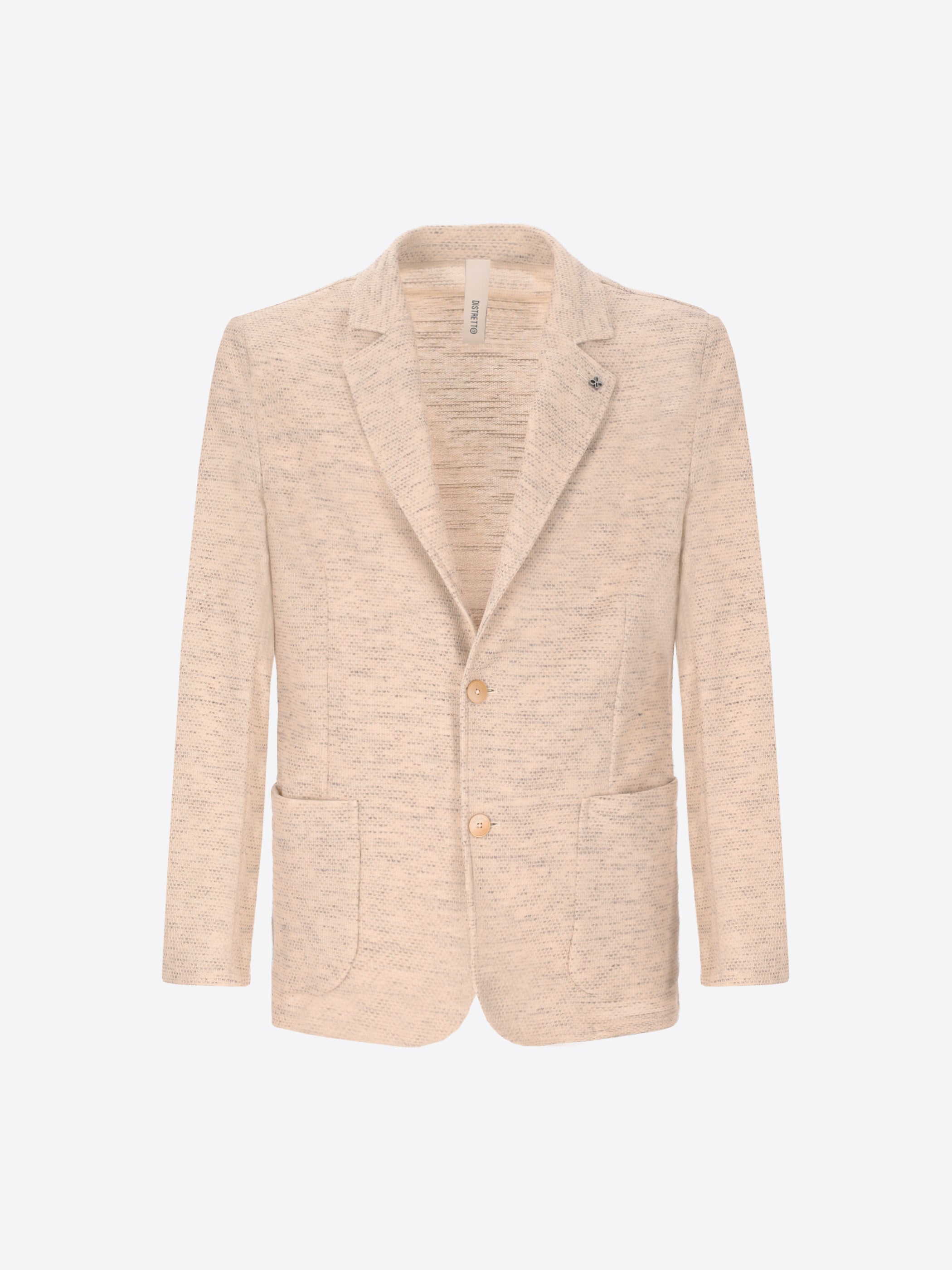 Cedro Jacke Aus Strukturiertem Flammgarn-Jerseygewebe