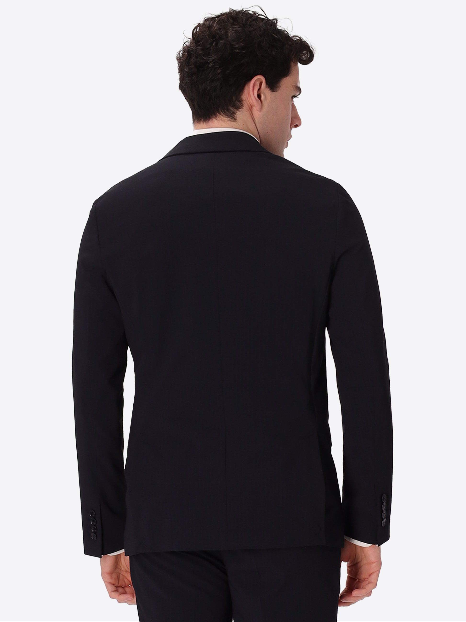 Semi-Tailored Jacket Firenze In Super-Comfort Embossed Striped Fabric