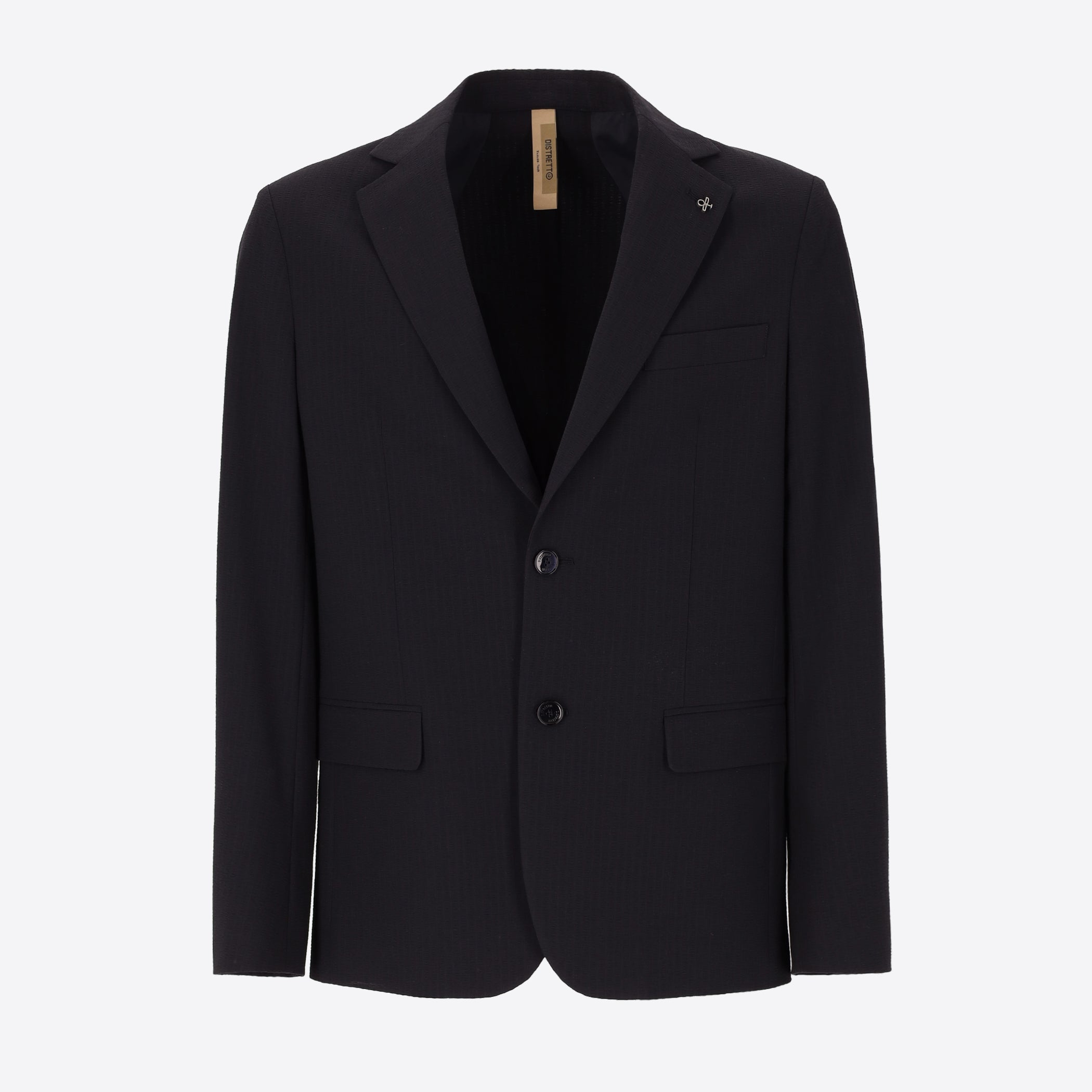 Semi-Tailored Jacket Firenze In Super-Comfort Embossed Striped Fabric