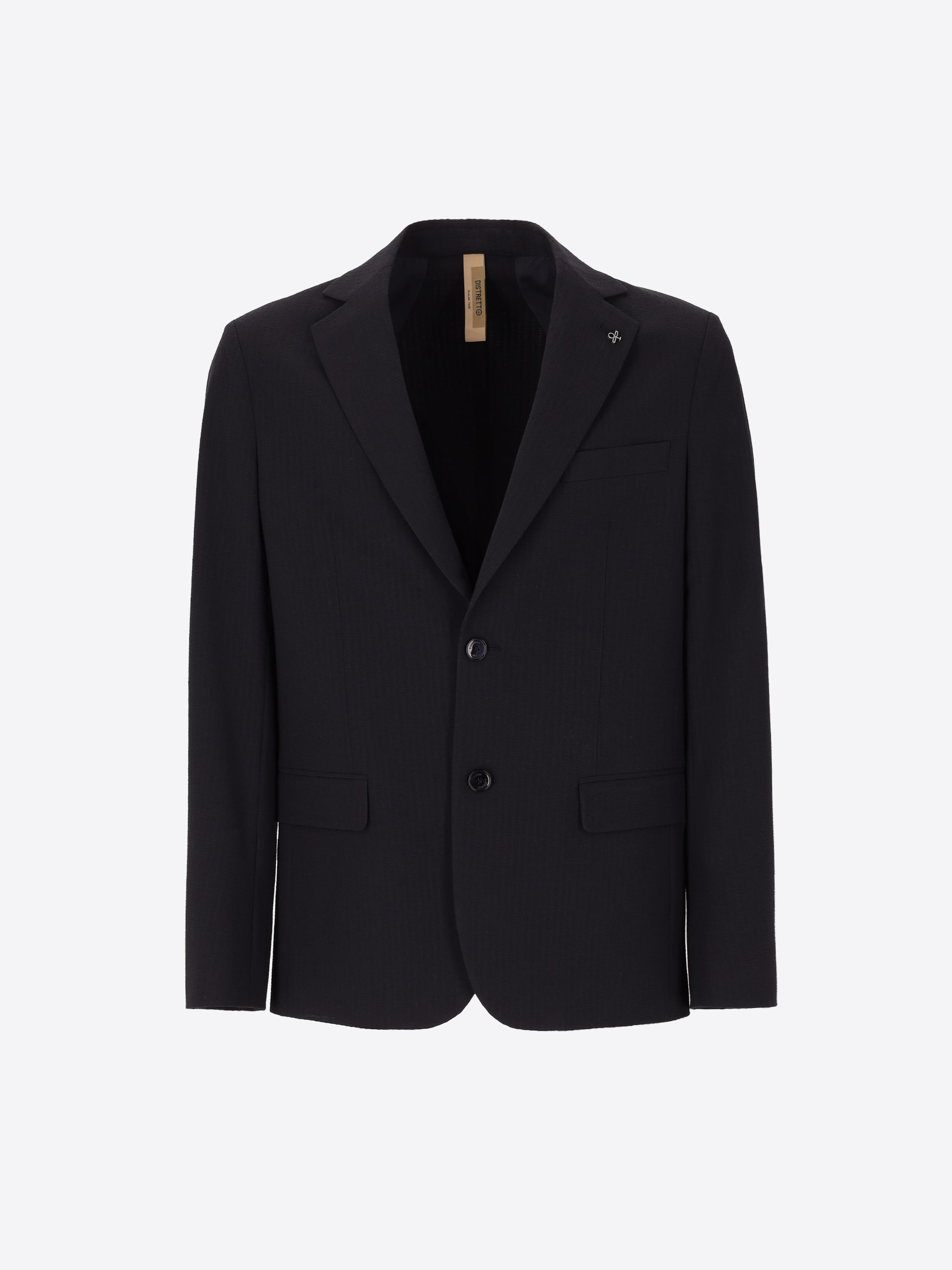 Semi-Tailored Jacket Firenze In Super-Comfort Embossed Striped Fabric