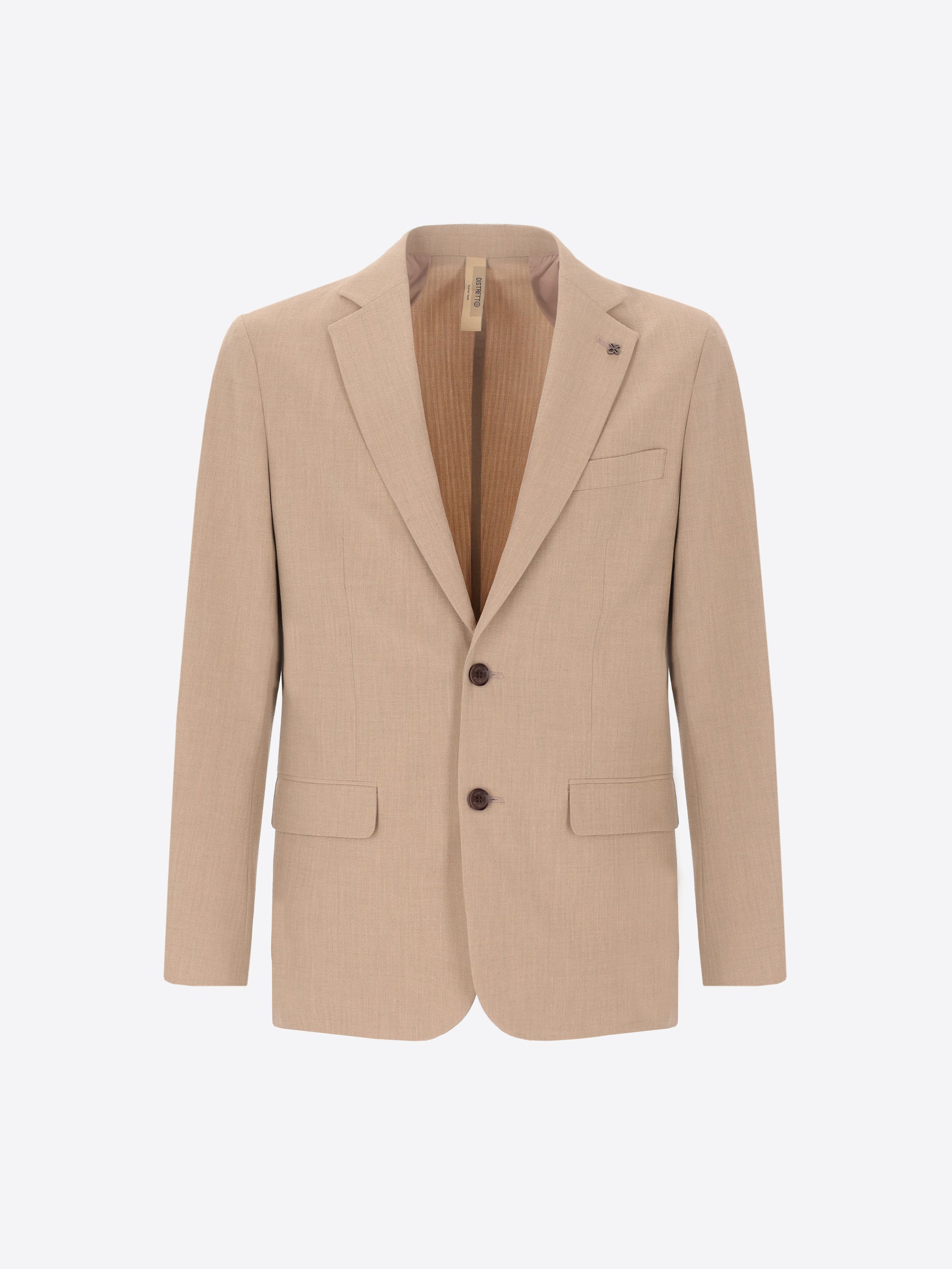 Semi-Tailored Jacket Firenze In Super-Comfort Embossed Striped Fabric