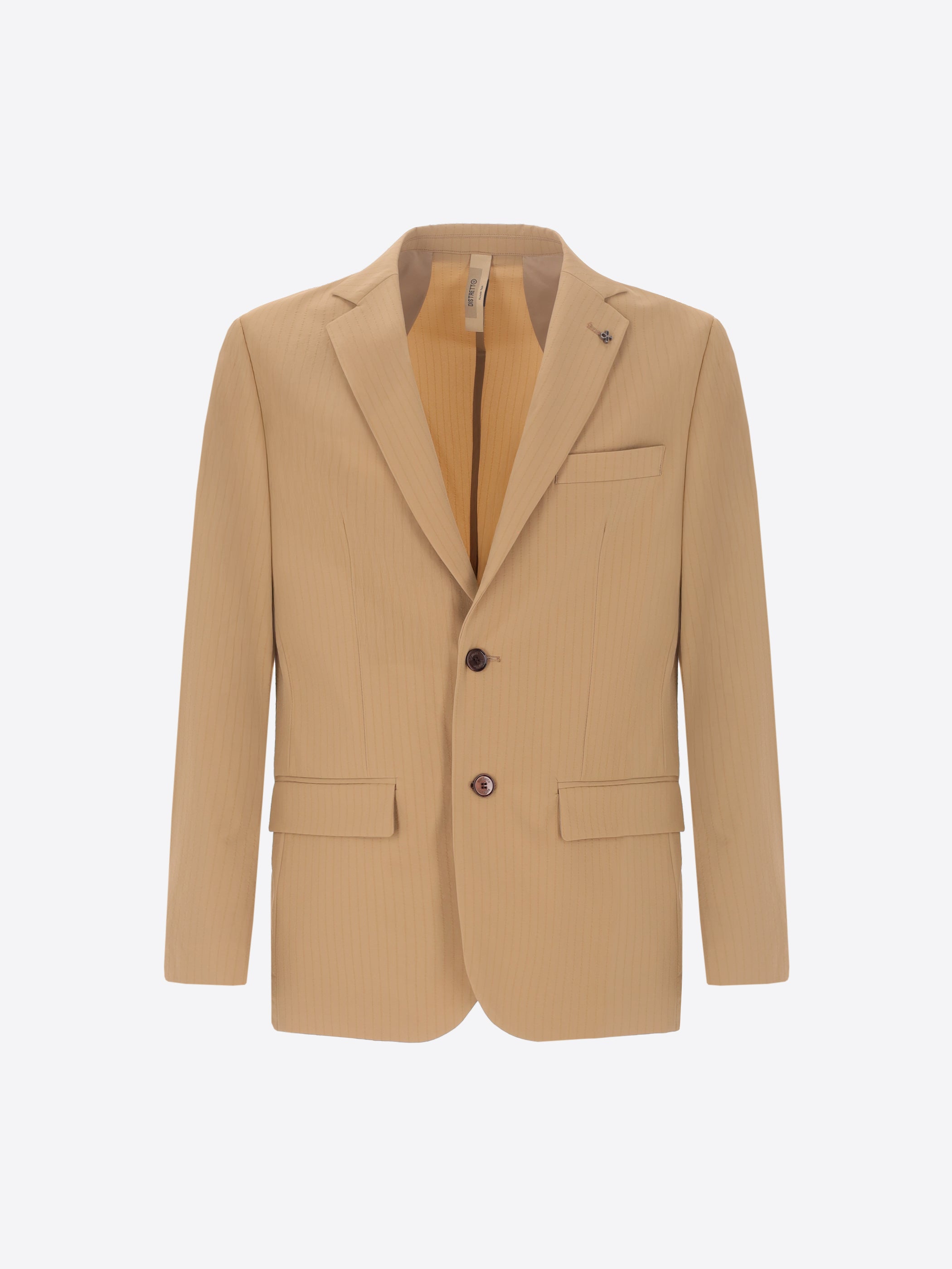 Clay Striped Tailoring Suit Carrubo in Super-Comfort Fabric