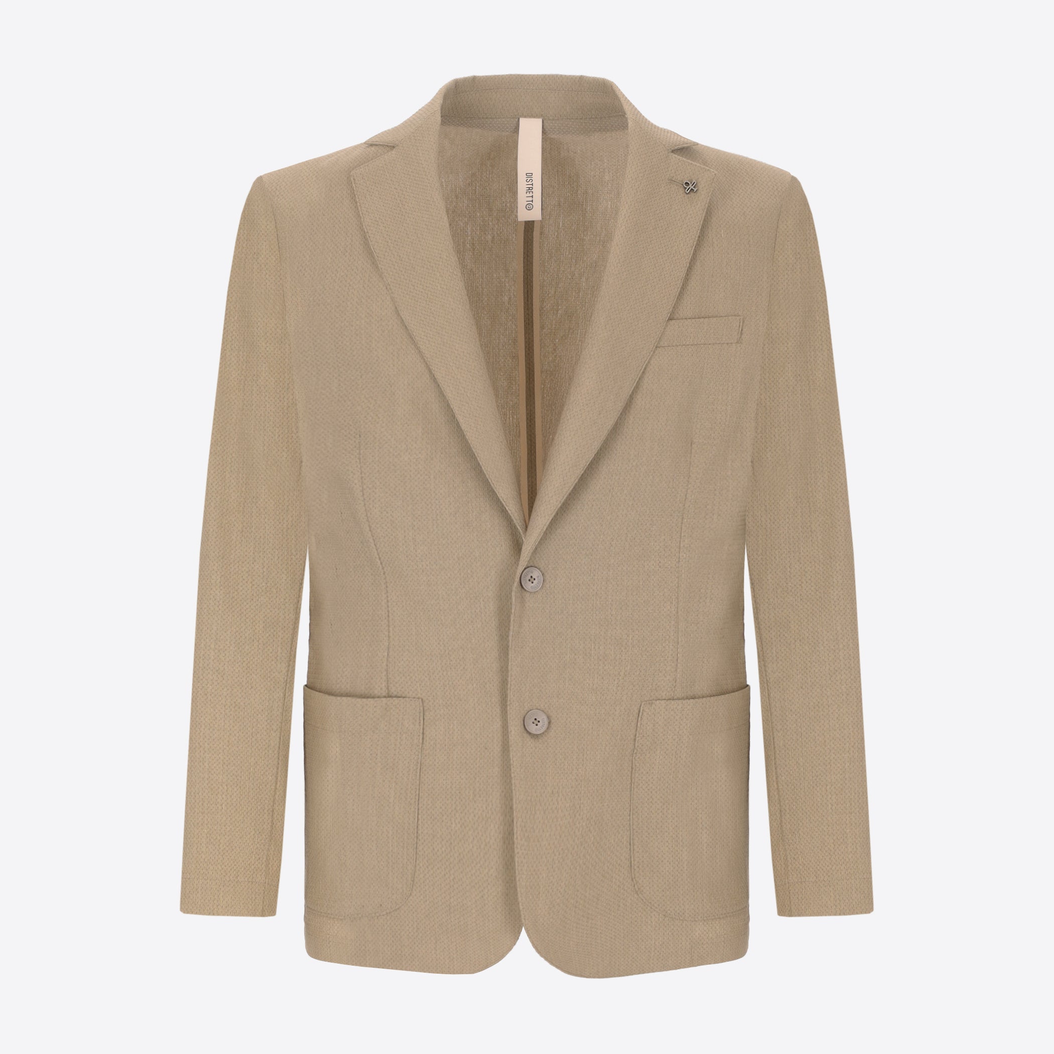 Ginseng Jacke Aus Super-Stretch Punktstruktur-Gewebe