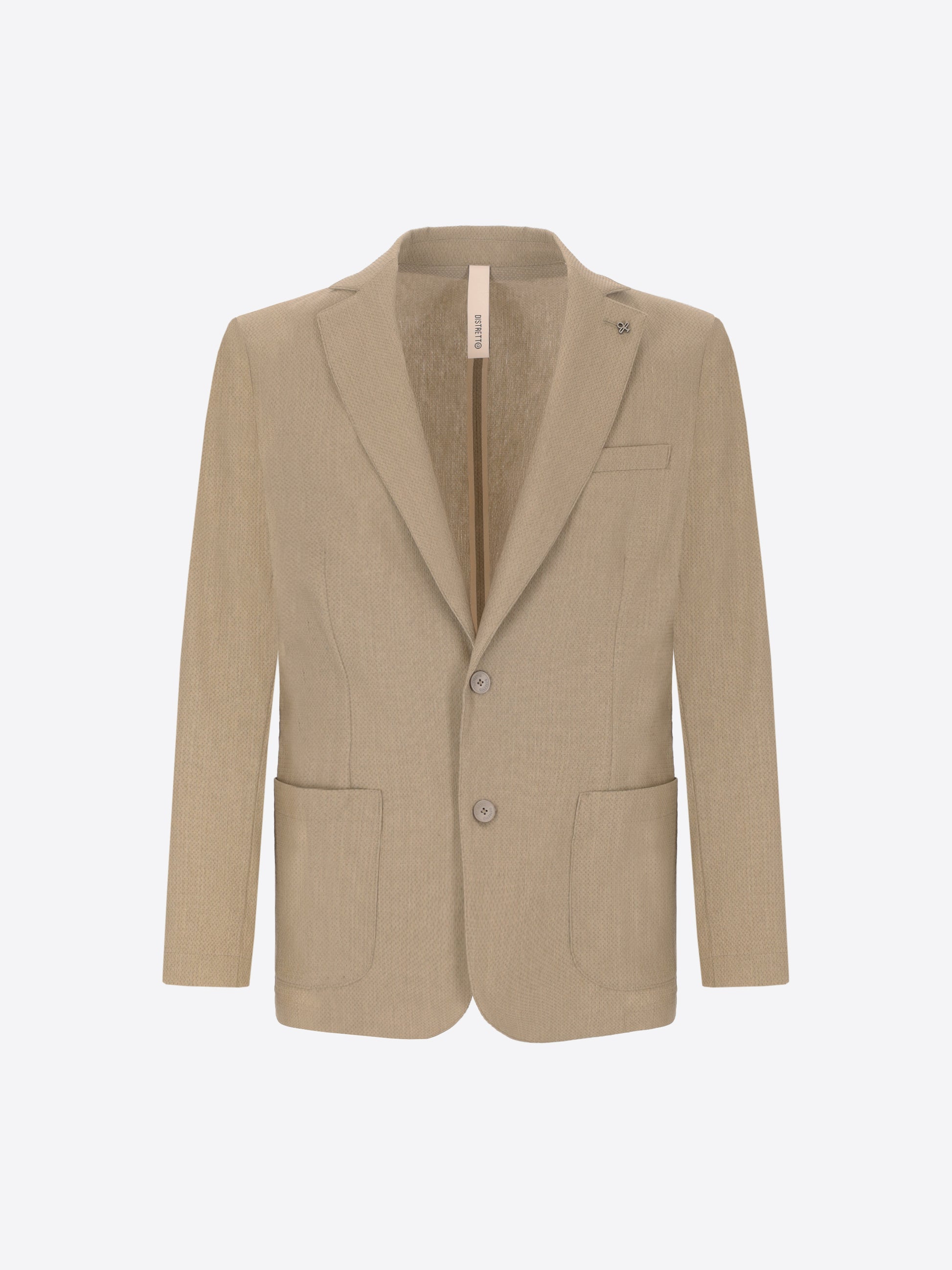 Ginseng Jacke Aus Super-Stretch Punktstruktur-Gewebe