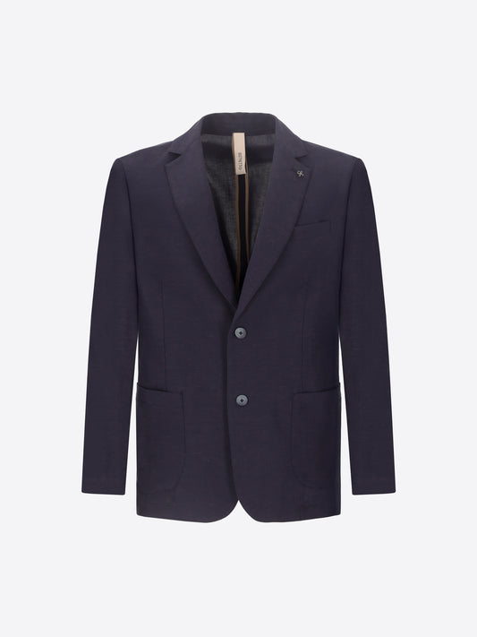 Jacket Alloro In Lightweight Linen-Viscose Fabric