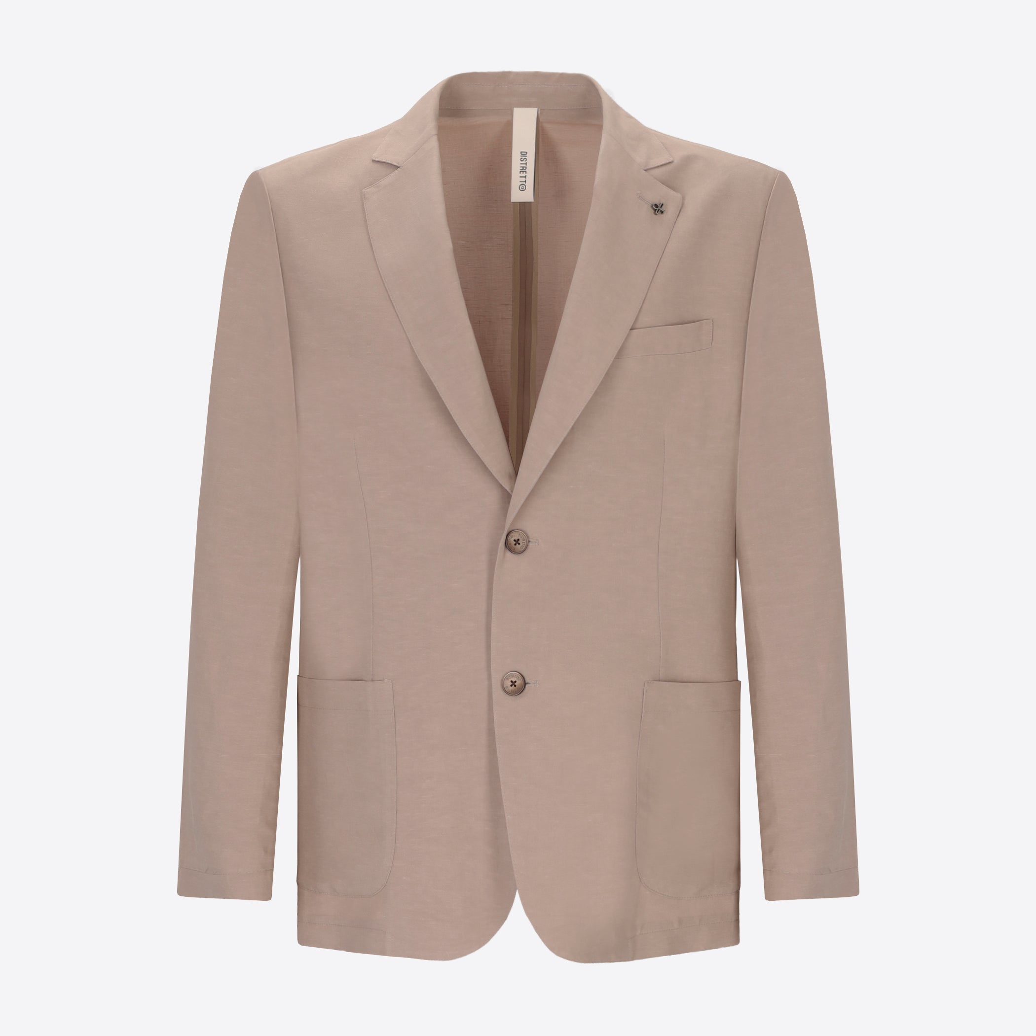 Alloro Jacke Aus Leichtem Leinen-Viskose-Gewebe