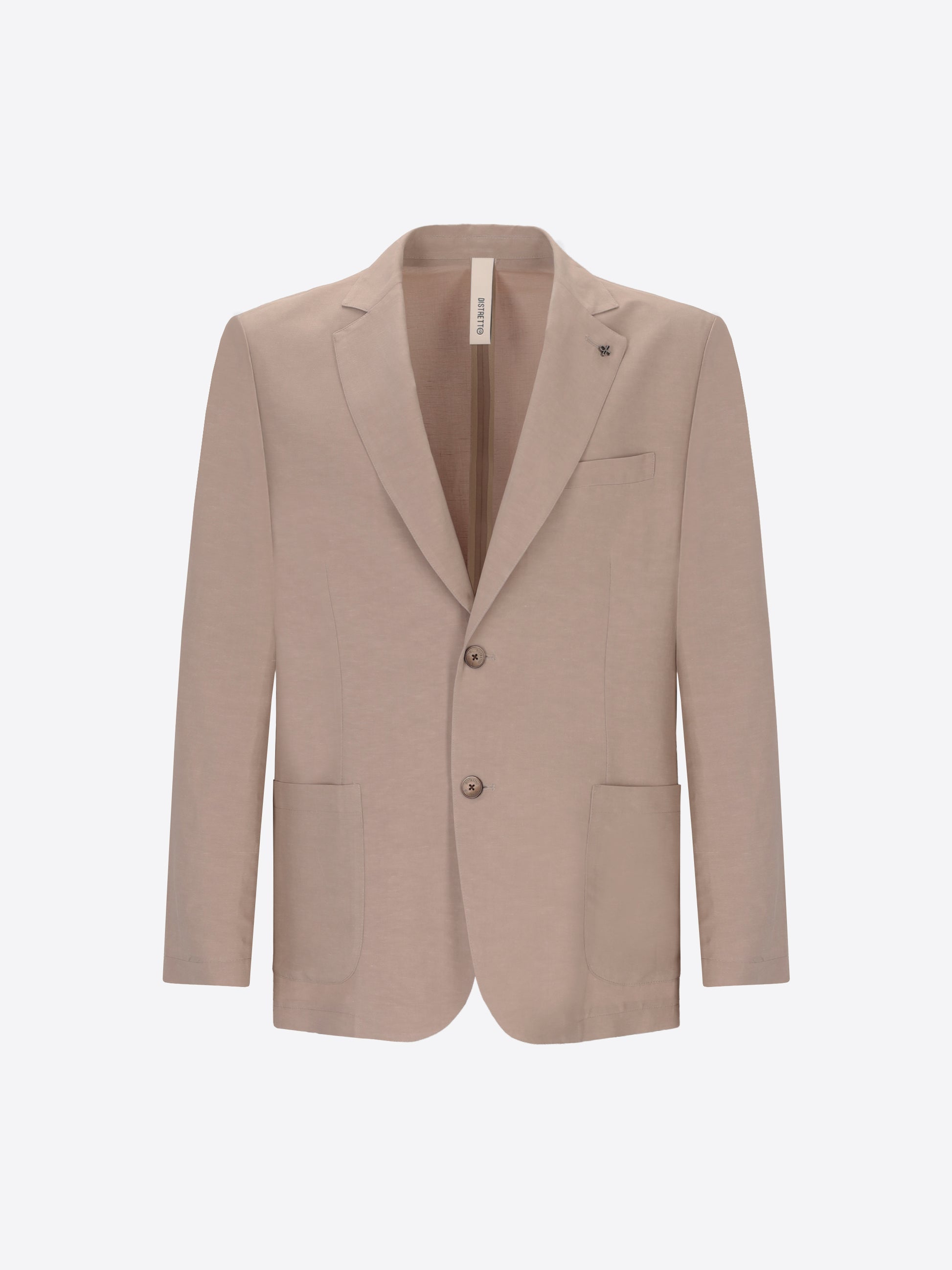Alloro Jacke Aus Leichtem Leinen-Viskose-Gewebe