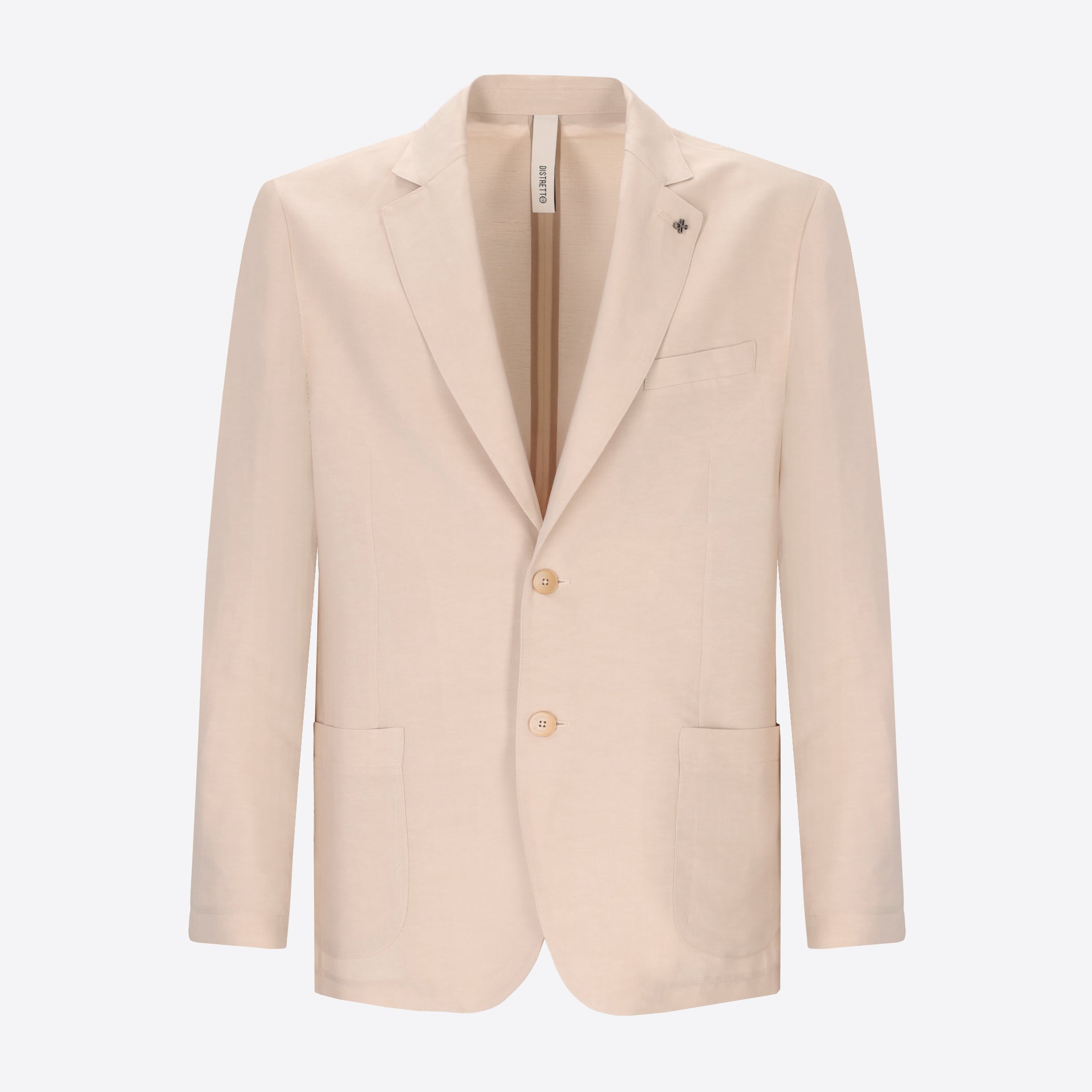 Alloro Jacke Aus Leichtem Leinen-Viskose-Gewebe