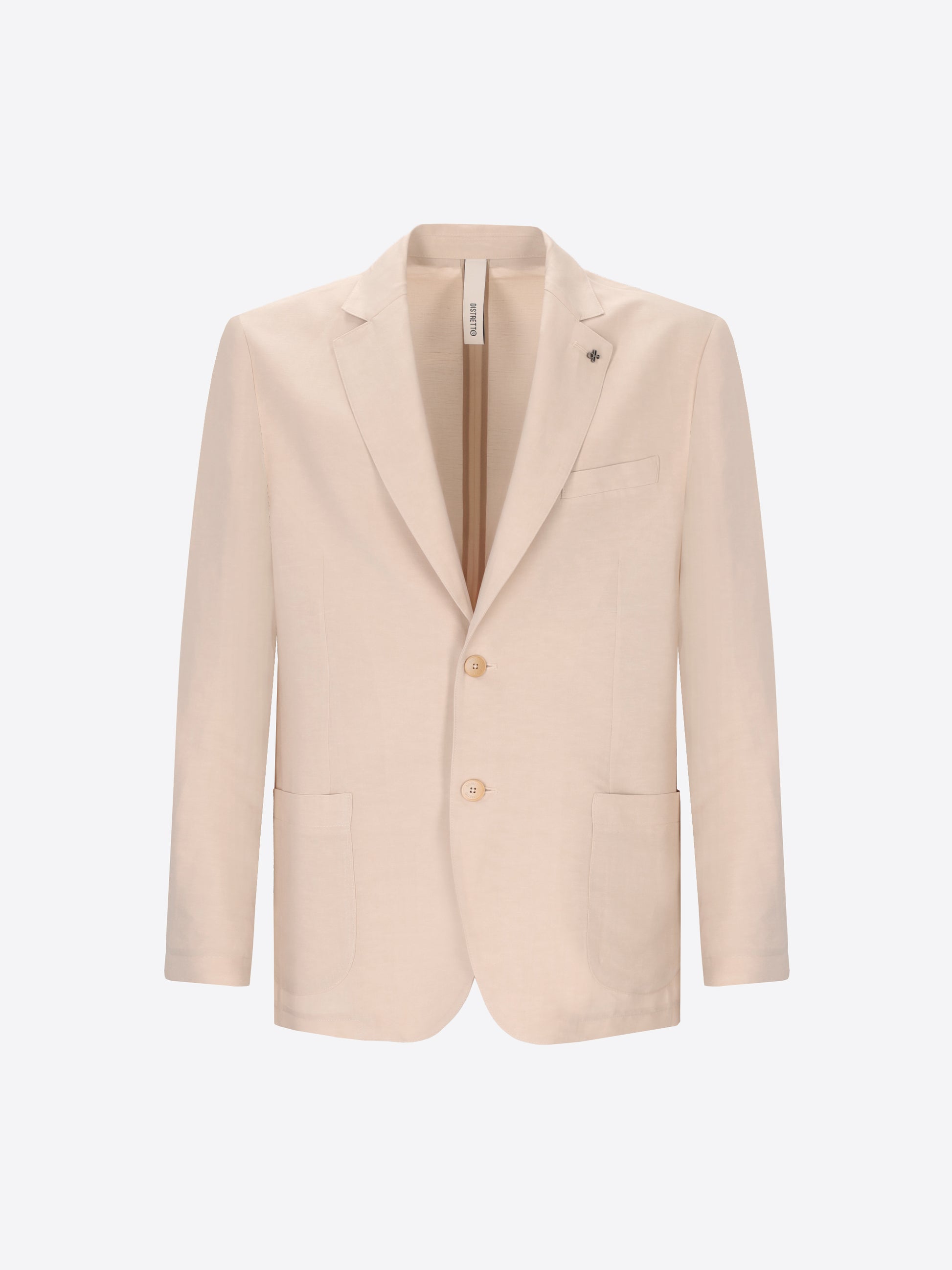 Alloro Jacke Aus Leichtem Leinen-Viskose-Gewebe