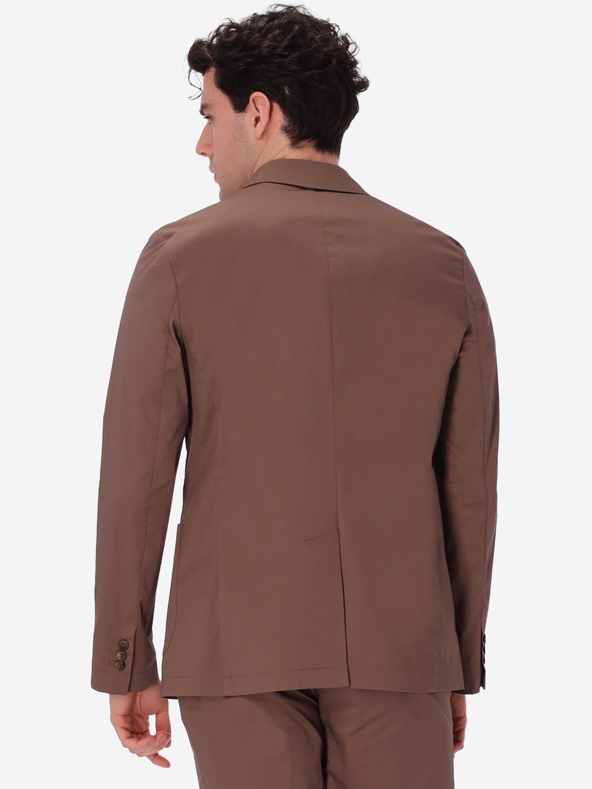 Giacca Grano In Tessuto Misto Cotone Nylon Ultraleggero