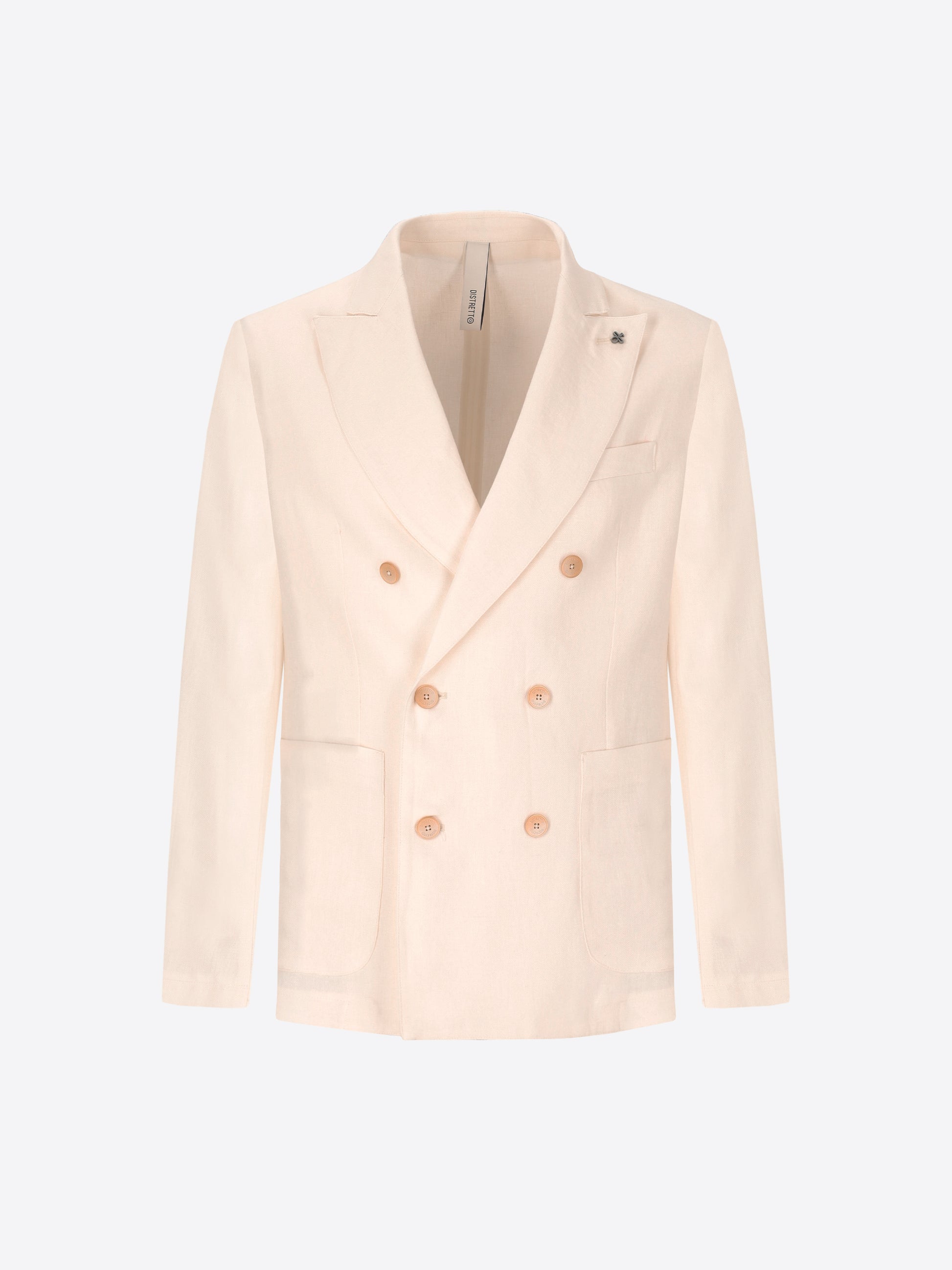 Double-Breasted Jacket Certo In Soft-Touch Linen Blend Fabric