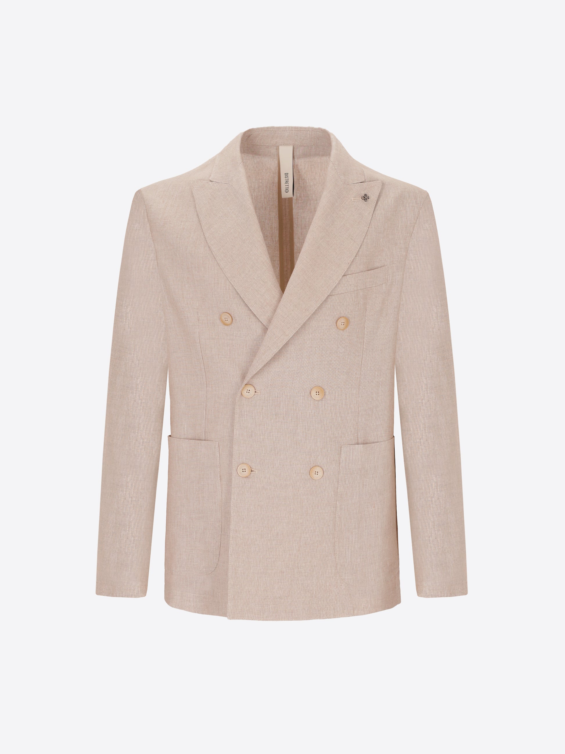 Double-Breasted Jacket Certo In Soft-Touch Linen Blend Fabric
