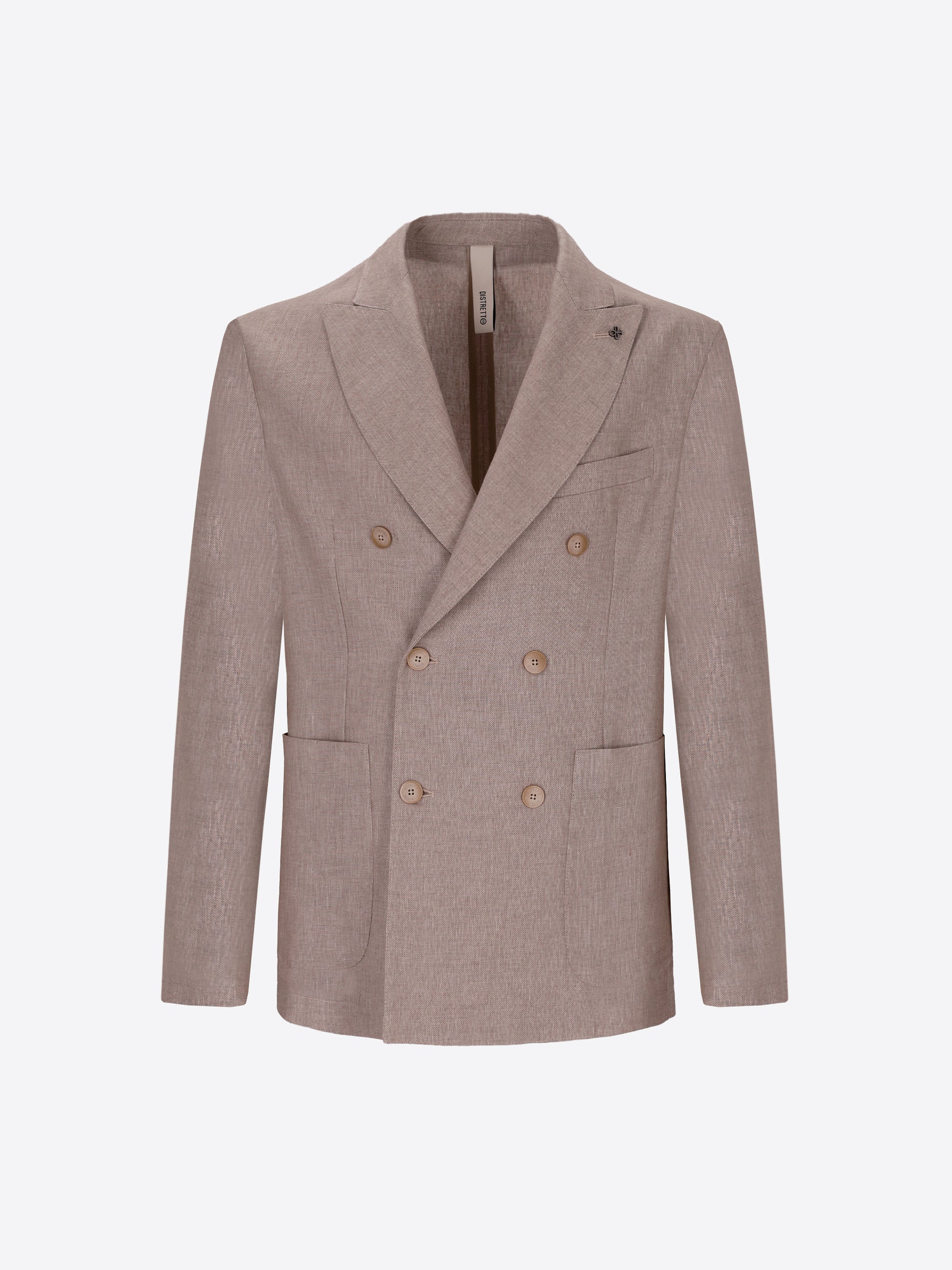 Double-Breasted Jacket Certo In Soft-Touch Linen Blend Fabric