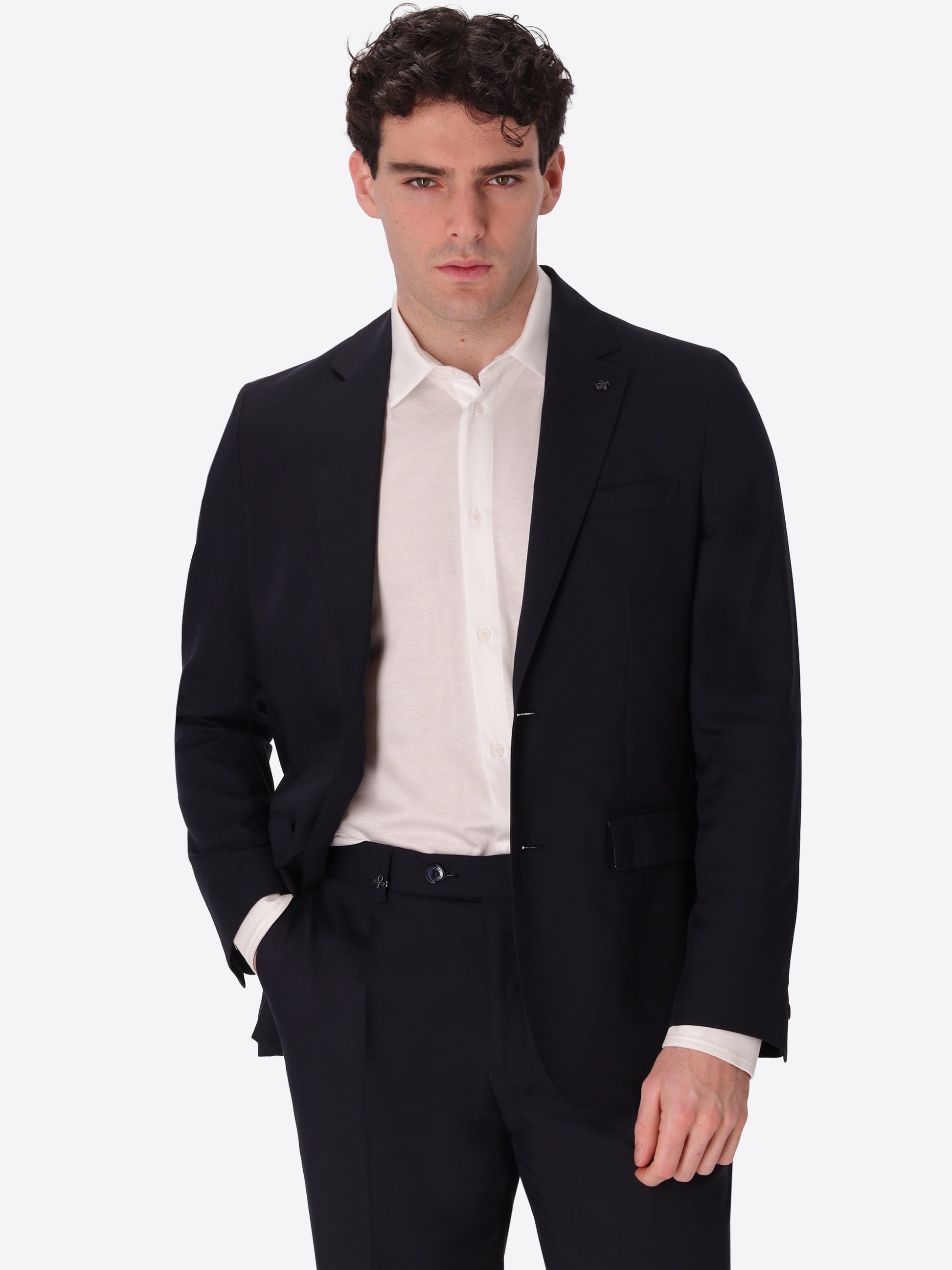 Alabastro Tailoring-Jacke Aus Super-Comfort Cool-Wool-Effekt-Gewebe