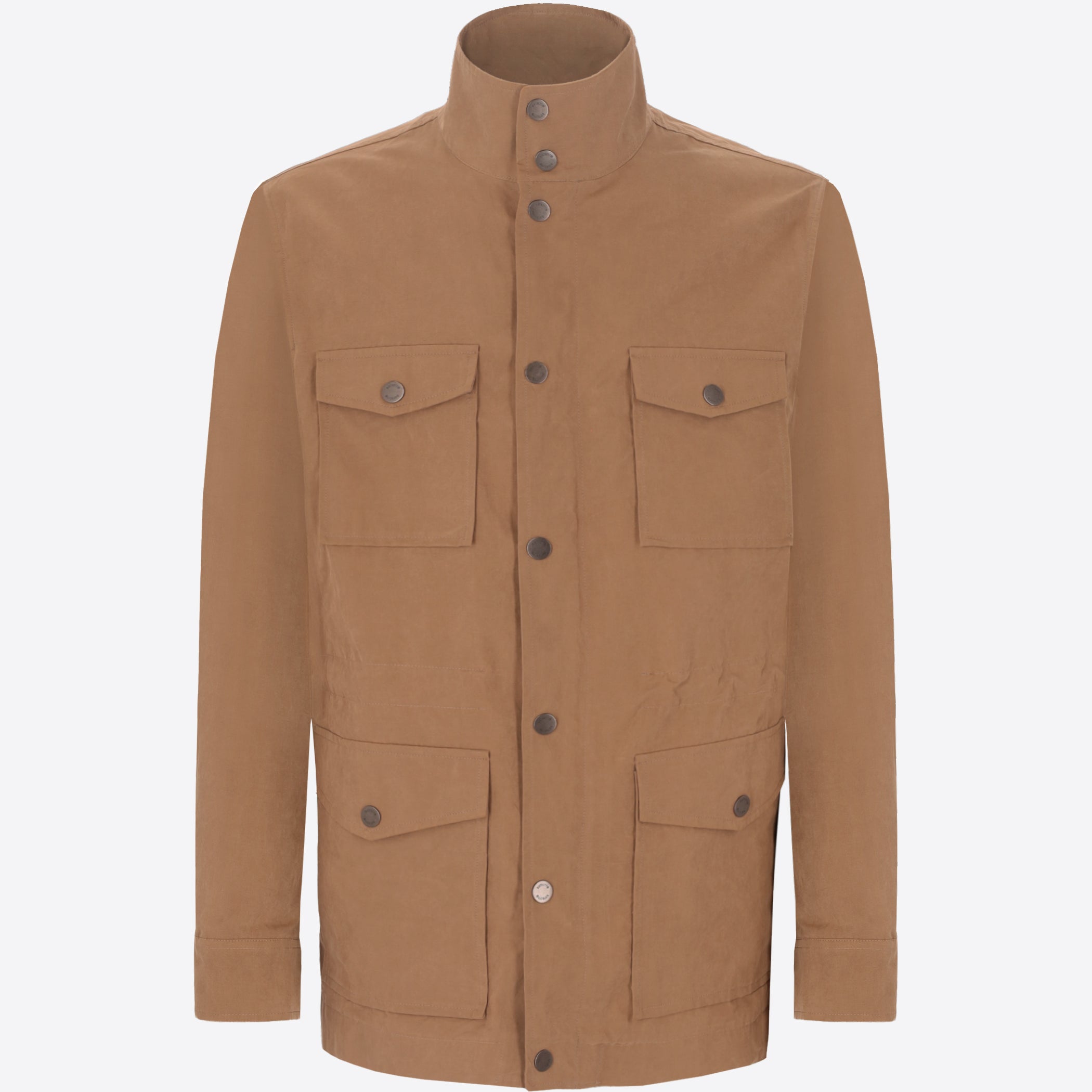 Herit Field-Jacke Aus Technischem Wasserabweisendem Atmungsaktivem Baumwoll-Nylon-Gewebe