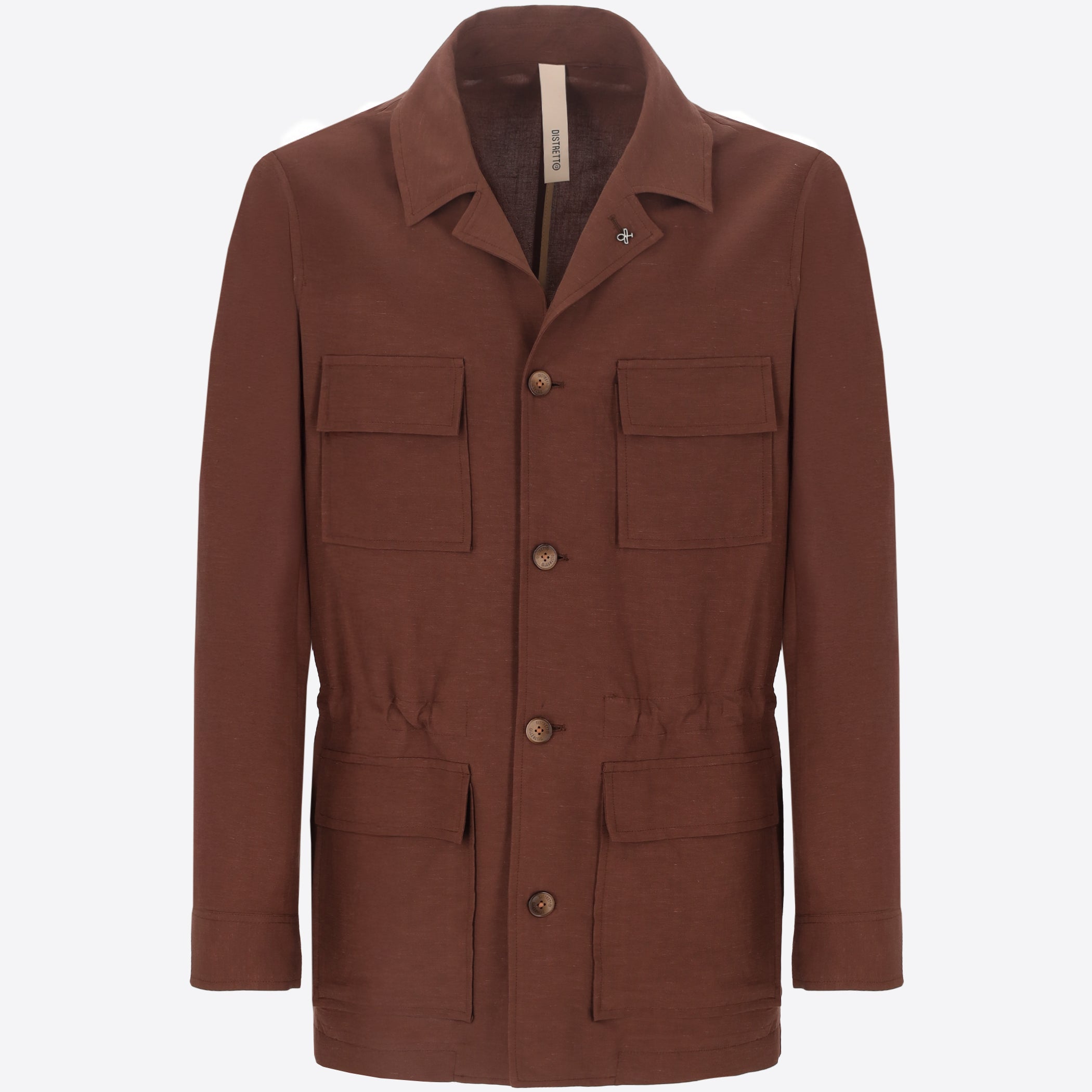 Alloro Fieldjacke Aus Leichtem Leinen-Viskose-Gewebe