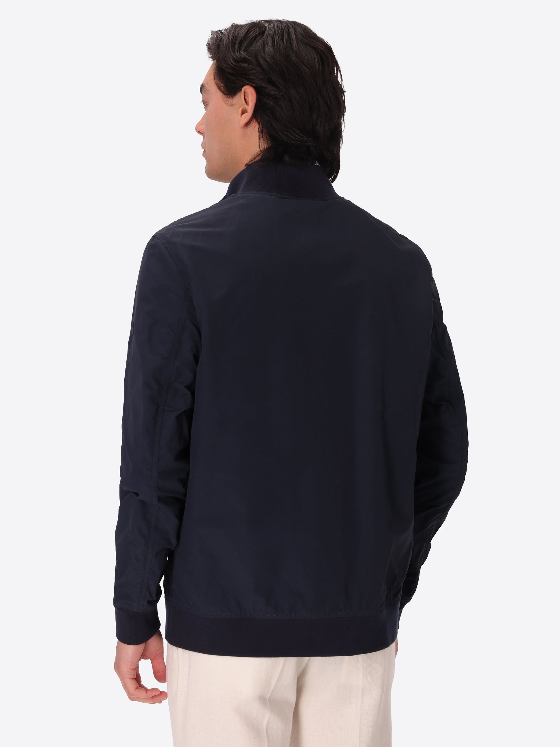 Herit Bomberjacke Aus Technischem Wasserabweisendem Atmungsaktivem Baumwoll-Nylon-Gewebe