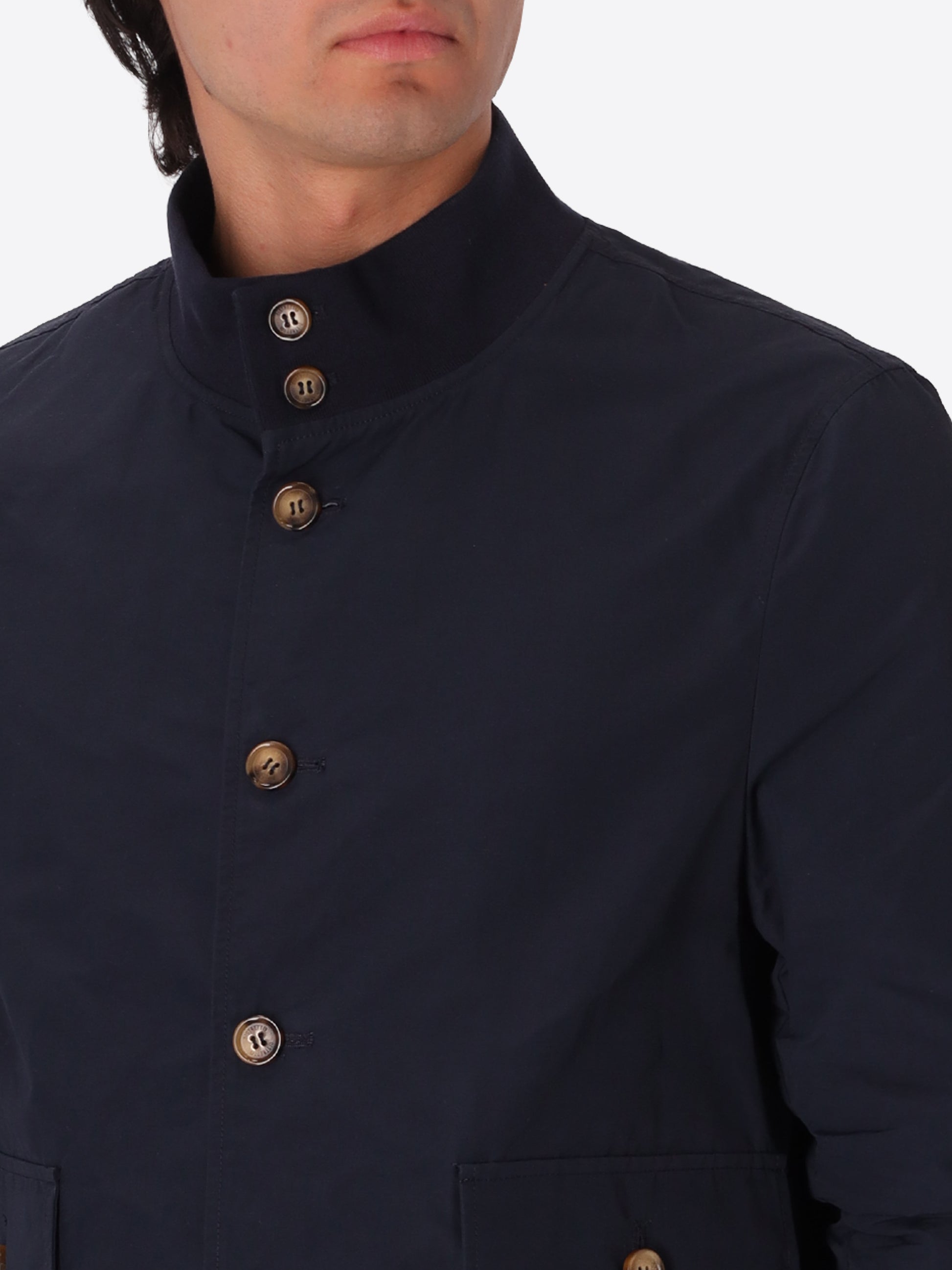 Herit Bomberjacke Aus Technischem Wasserabweisendem Atmungsaktivem Baumwoll-Nylon-Gewebe