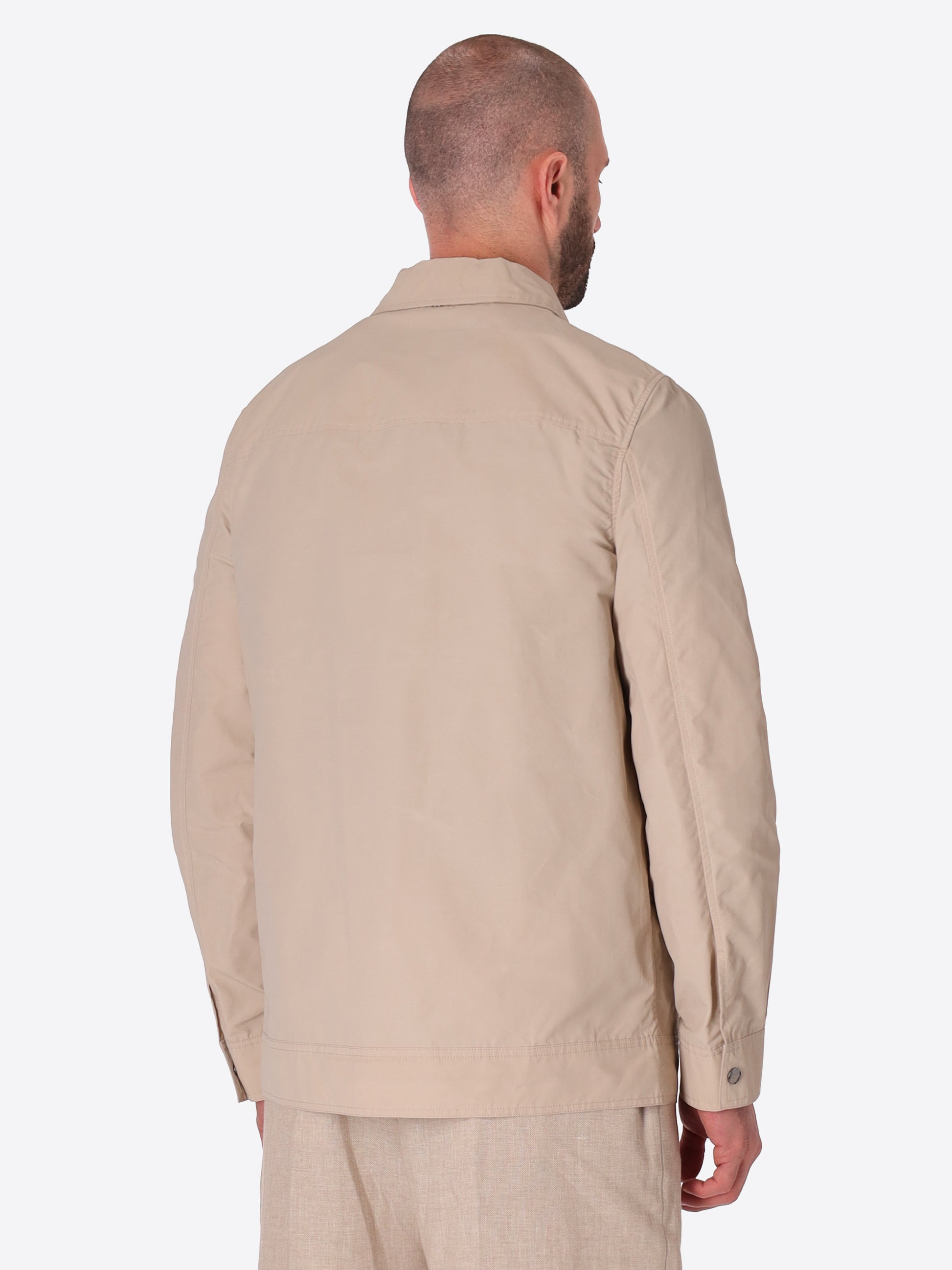 Herit Aviator-Jacke Aus Technischem Wasserabweisendem Atmungsaktivem Baumwoll-Nylon-Gewebe