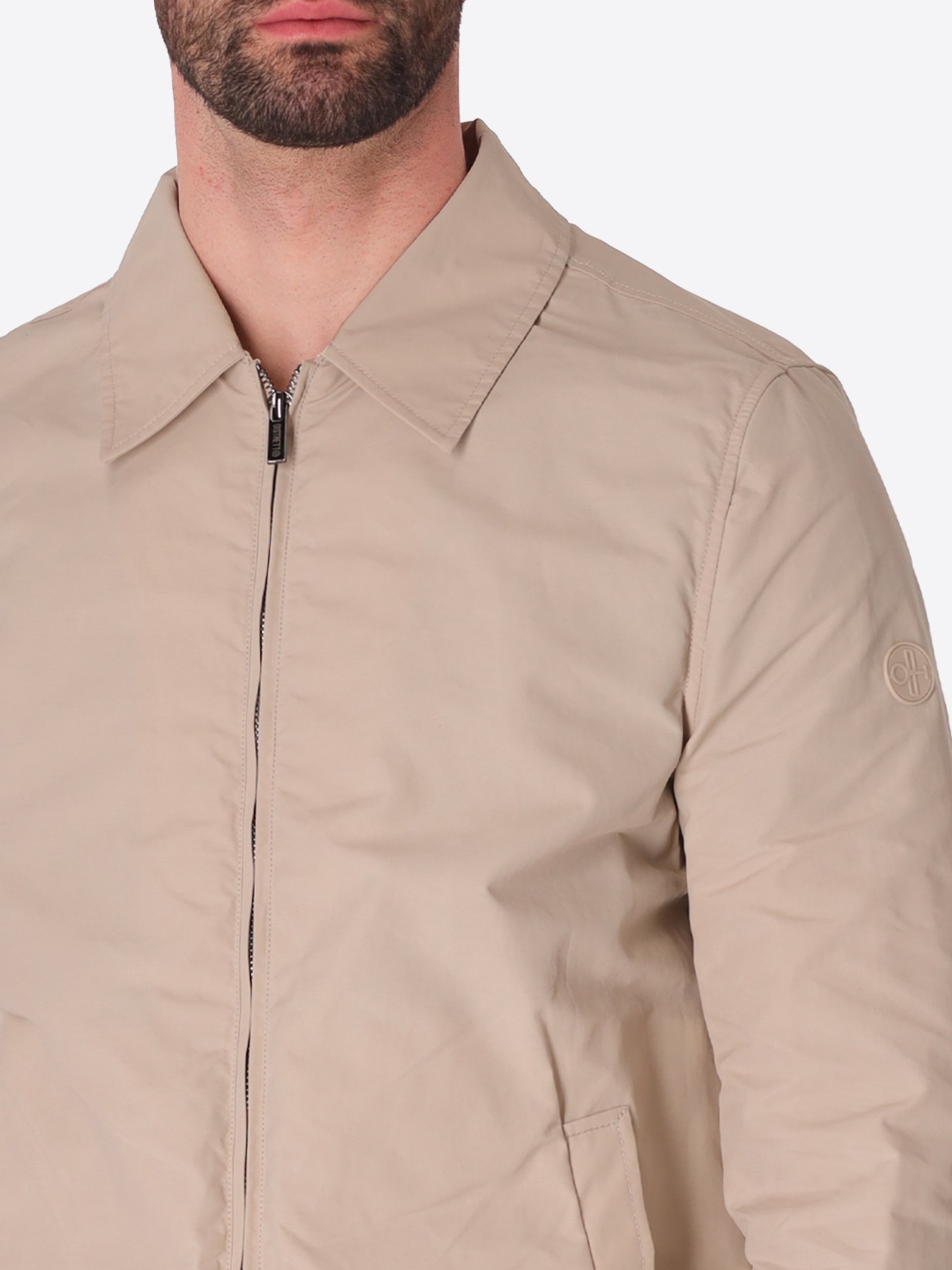 Herit Aviator-Jacke Aus Technischem Wasserabweisendem Atmungsaktivem Baumwoll-Nylon-Gewebe
