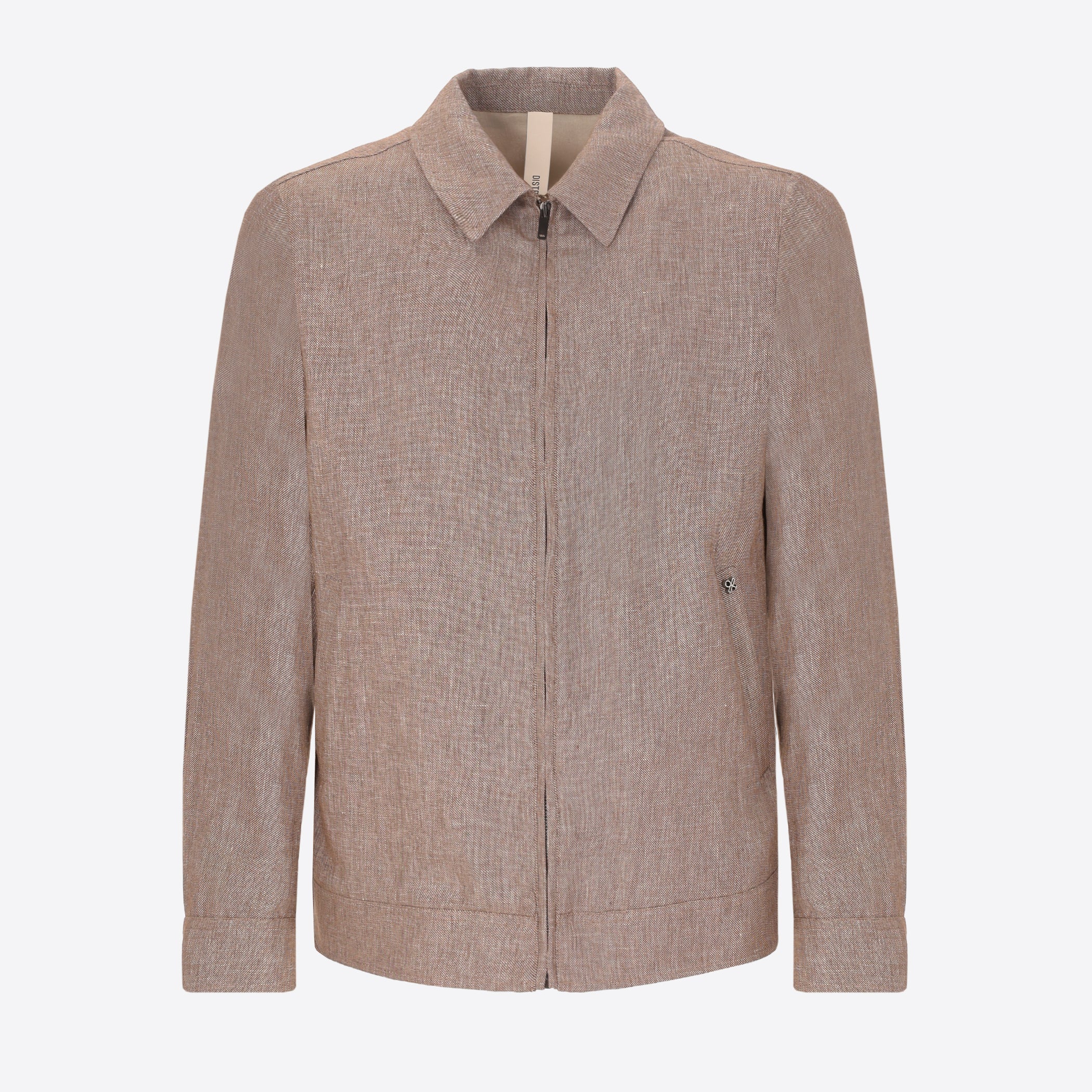 Certo Aviatorjacke Aus Weichem Leinenmischgewebe