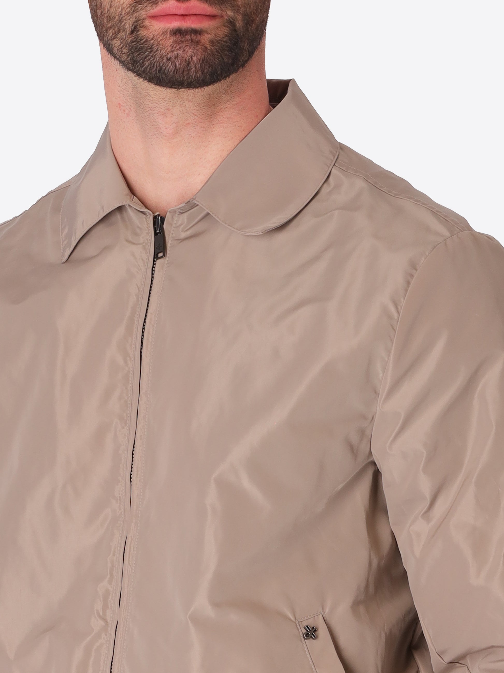 nice Wasserabweisende Atmungsaktive Nylon-Feel Aviatorjacke