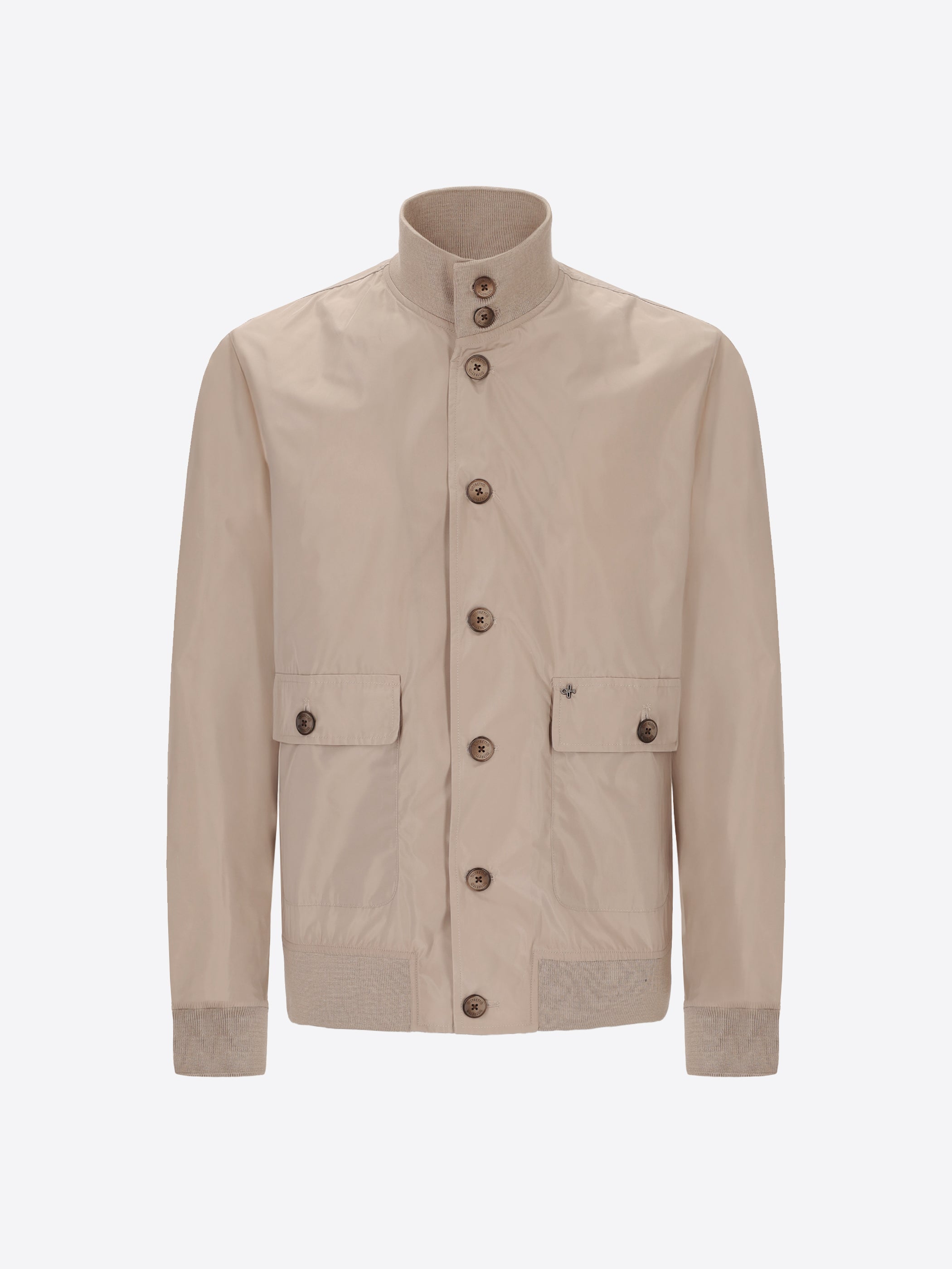 Bomber Jacket Onice in Water-Repellent Breathable Nylon-Feel Fabric