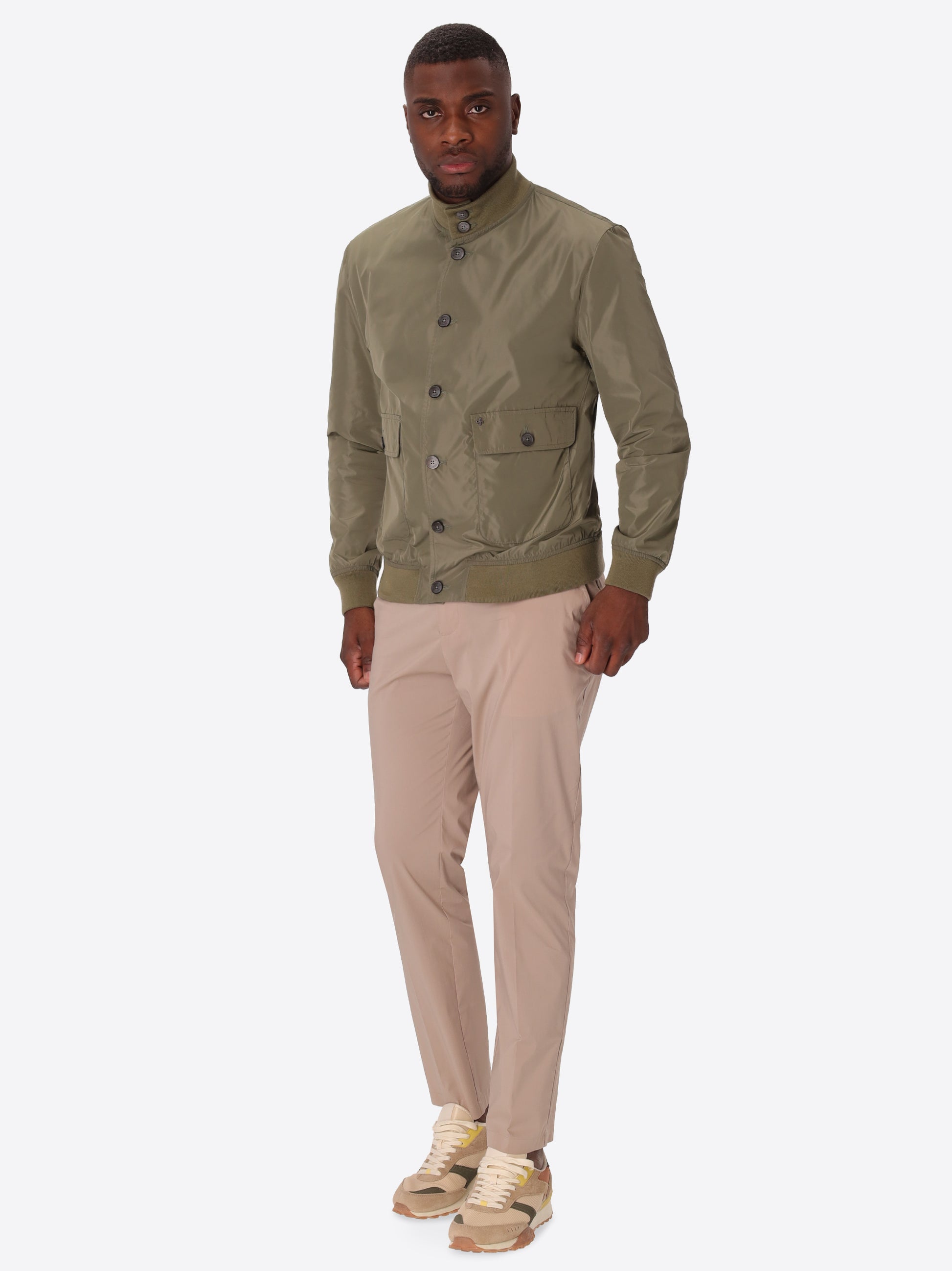 Onice Wasserabweisender Atmungsaktiver Nylon-Feel Bomber