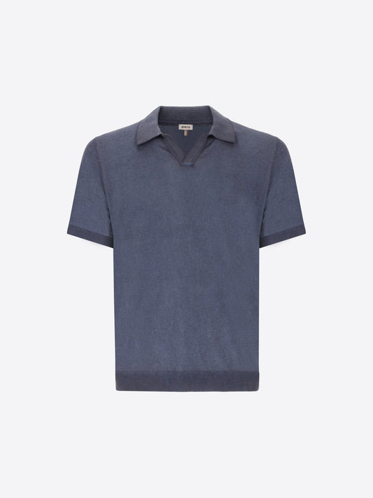Granito Polo Aus Garment-Dyed Baumwollgarn Mit Double-Tone Innen/Außen-Behandlung
