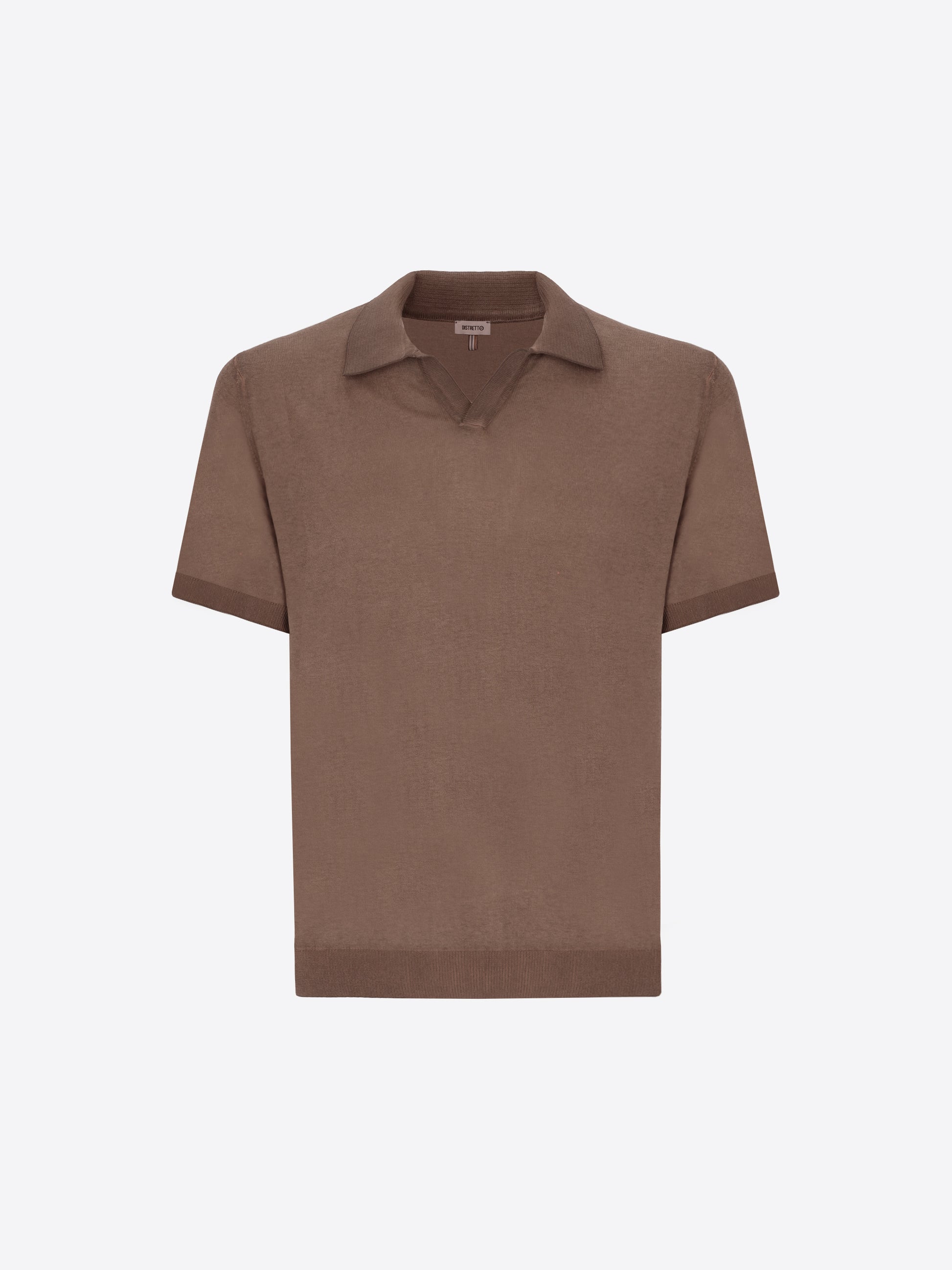 Polo Granito In Garment-Dyed Cotton Yarn With Double-Tone Interior/Exterior Treatment