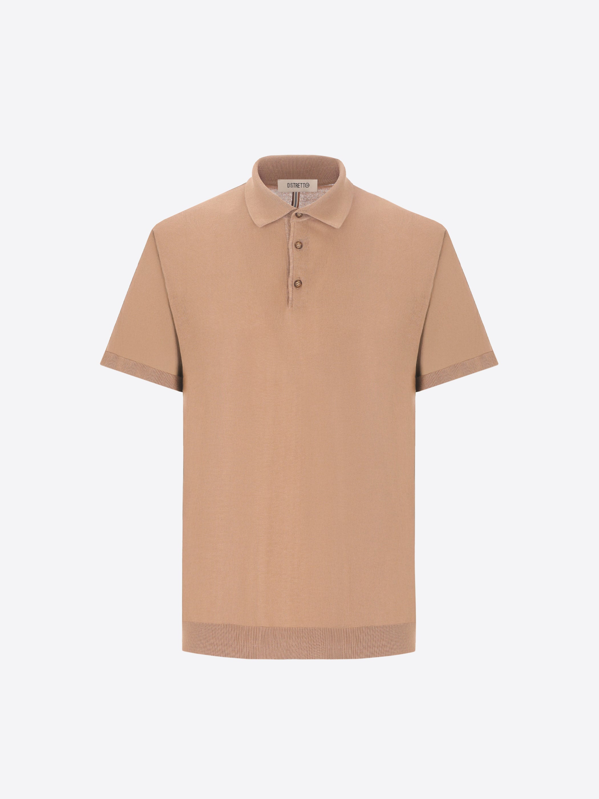 Carrara Polo Aus Garment-Dyed Baumwoll-Crêpegarn - Icon