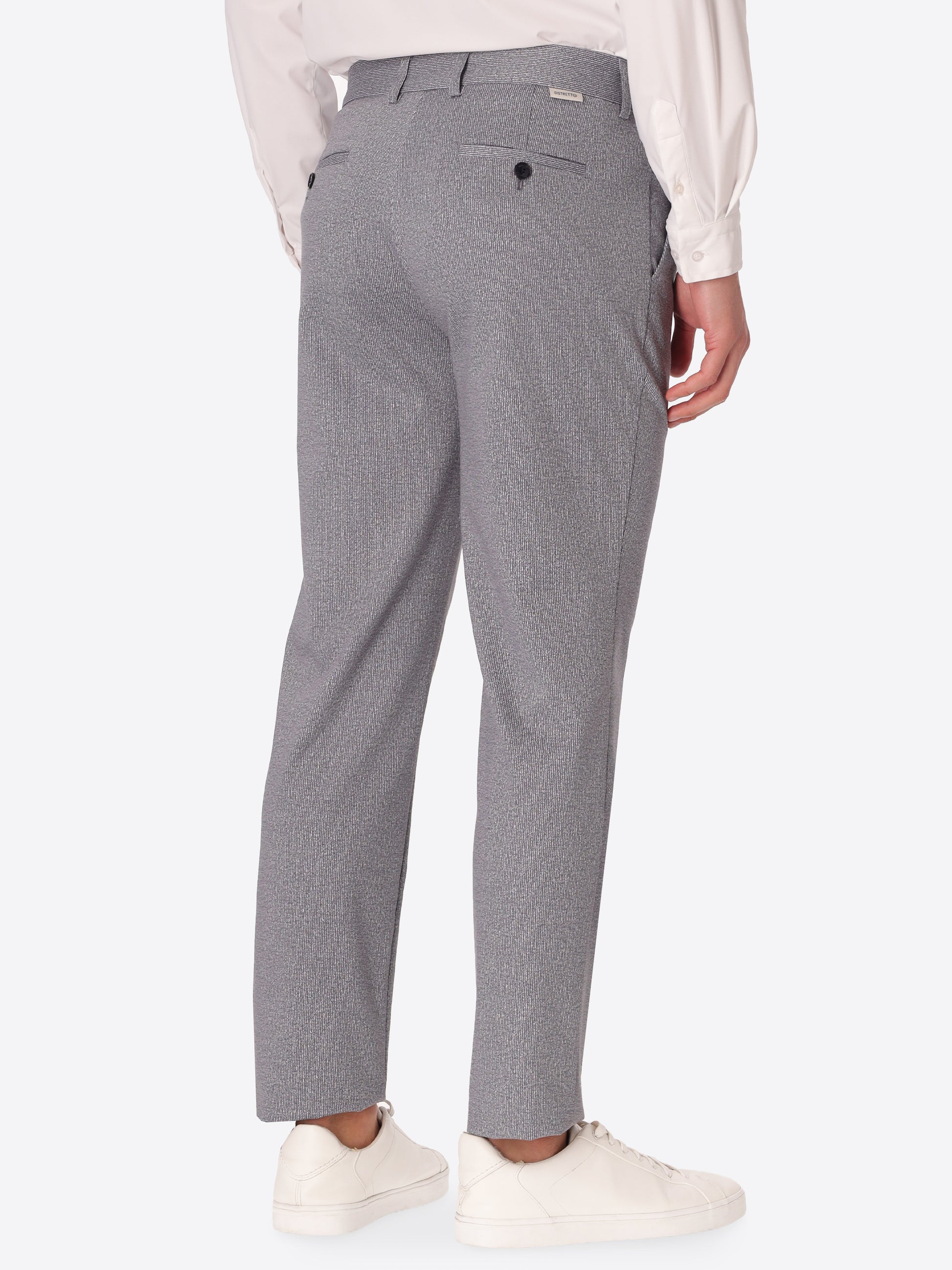 Pantalone York Prezzemolo In Tessuto Jersey Tecnico Stampa Trama Garza