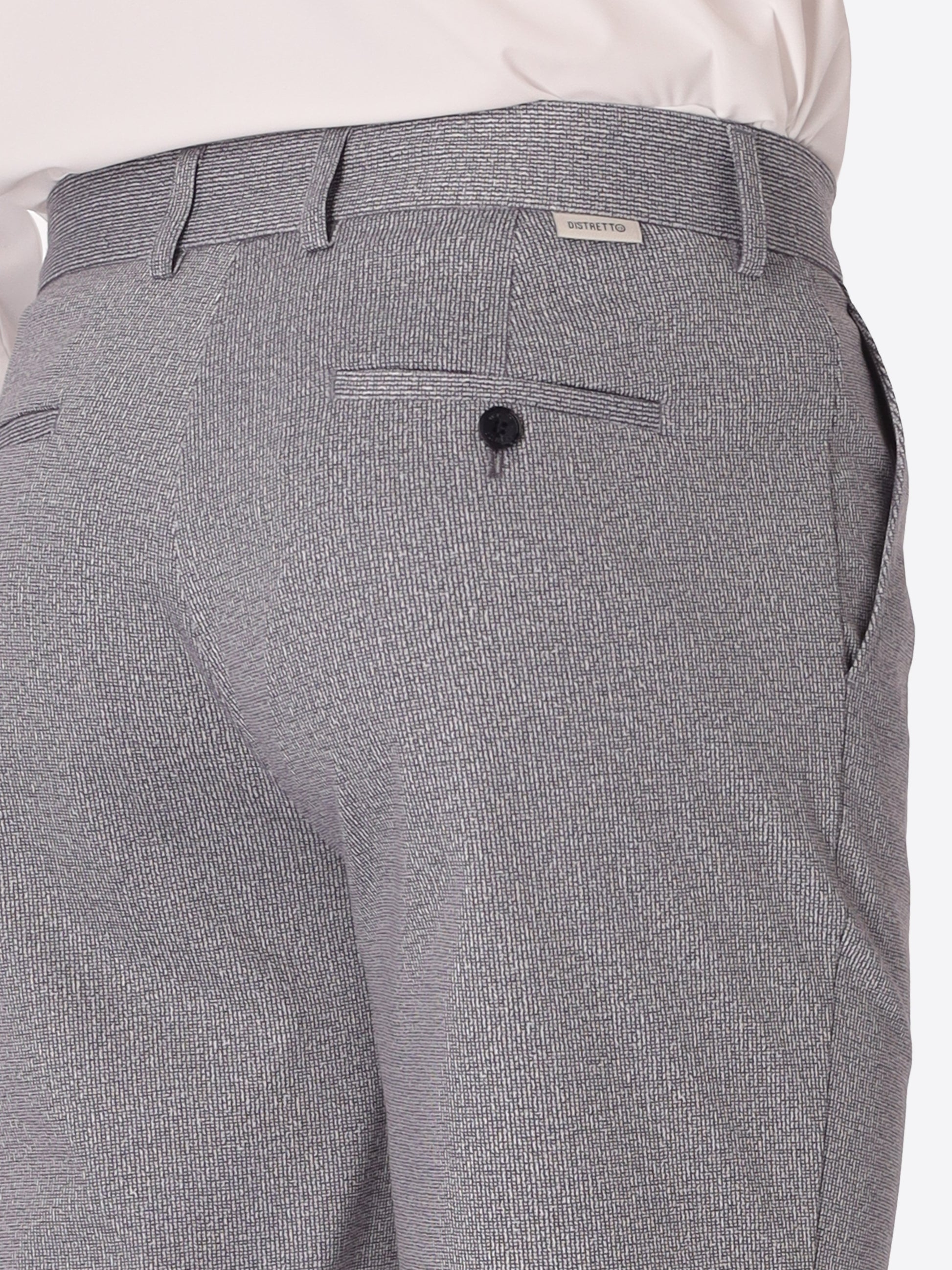 Pantalone York Prezzemolo In Tessuto Jersey Tecnico Stampa Trama Garza