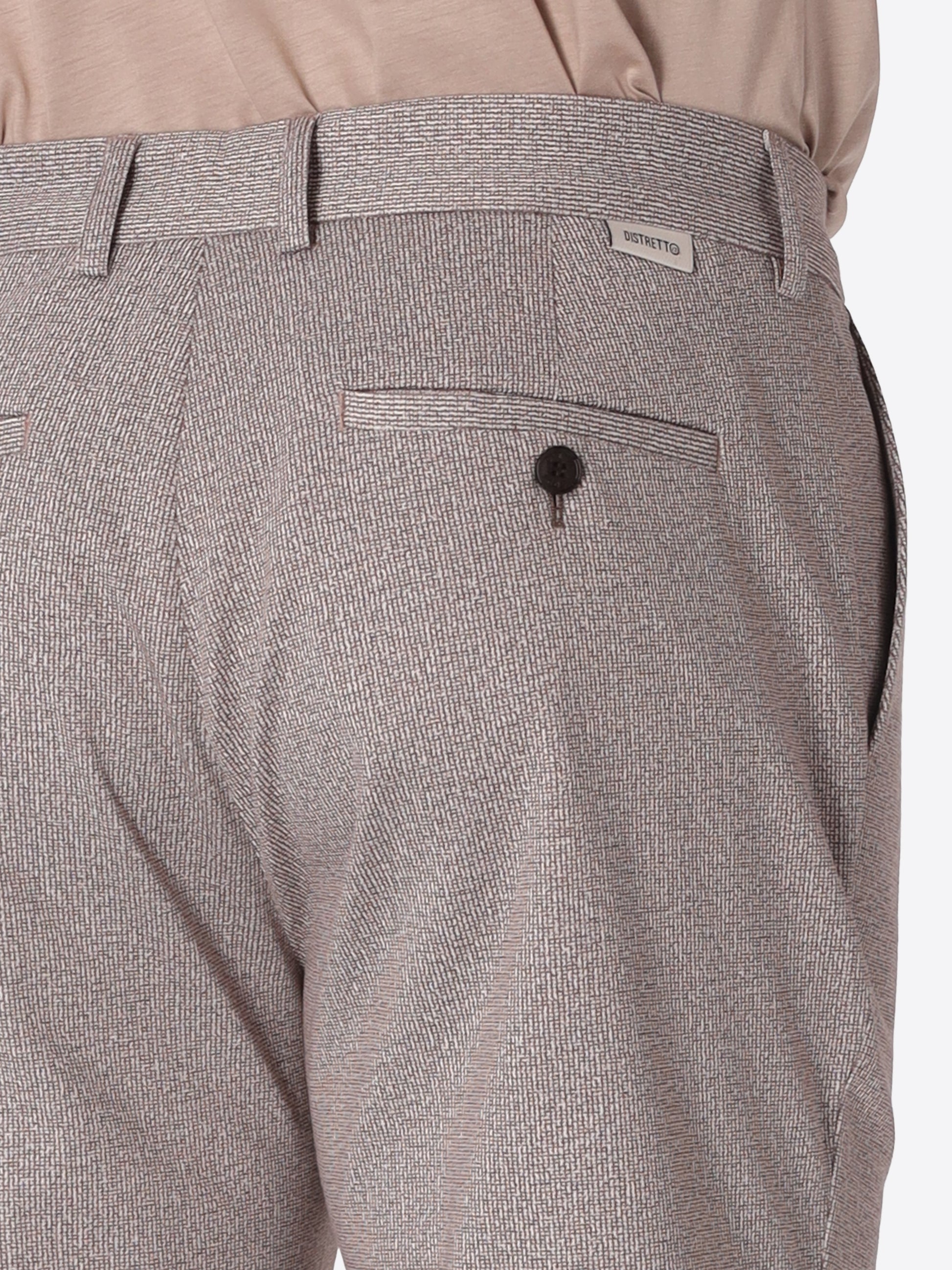 Pantalone York Prezzemolo In Tessuto Jersey Tecnico Stampa Trama Garza