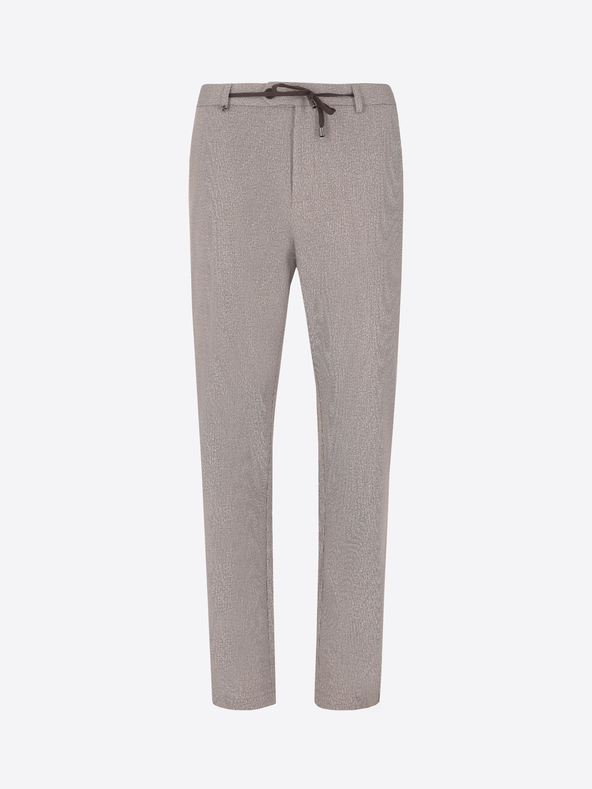 York Trousers Prezzemolo In Technical Jersey Gauze Texture Print Fabric
