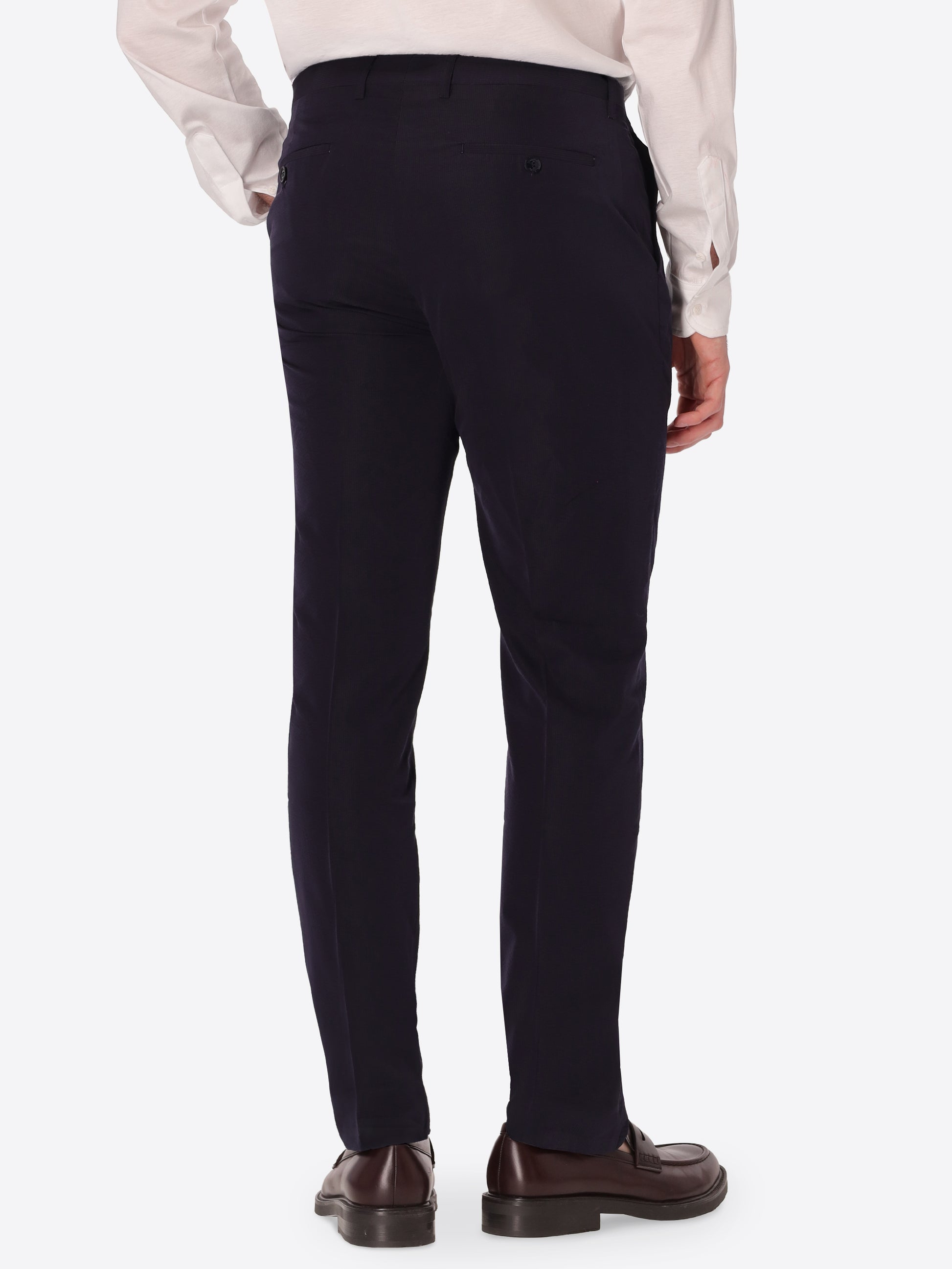 Arezzo Tailoring-HoseAus Super-Comfort Feinstruktur-Streifen-Gewebe - Icon