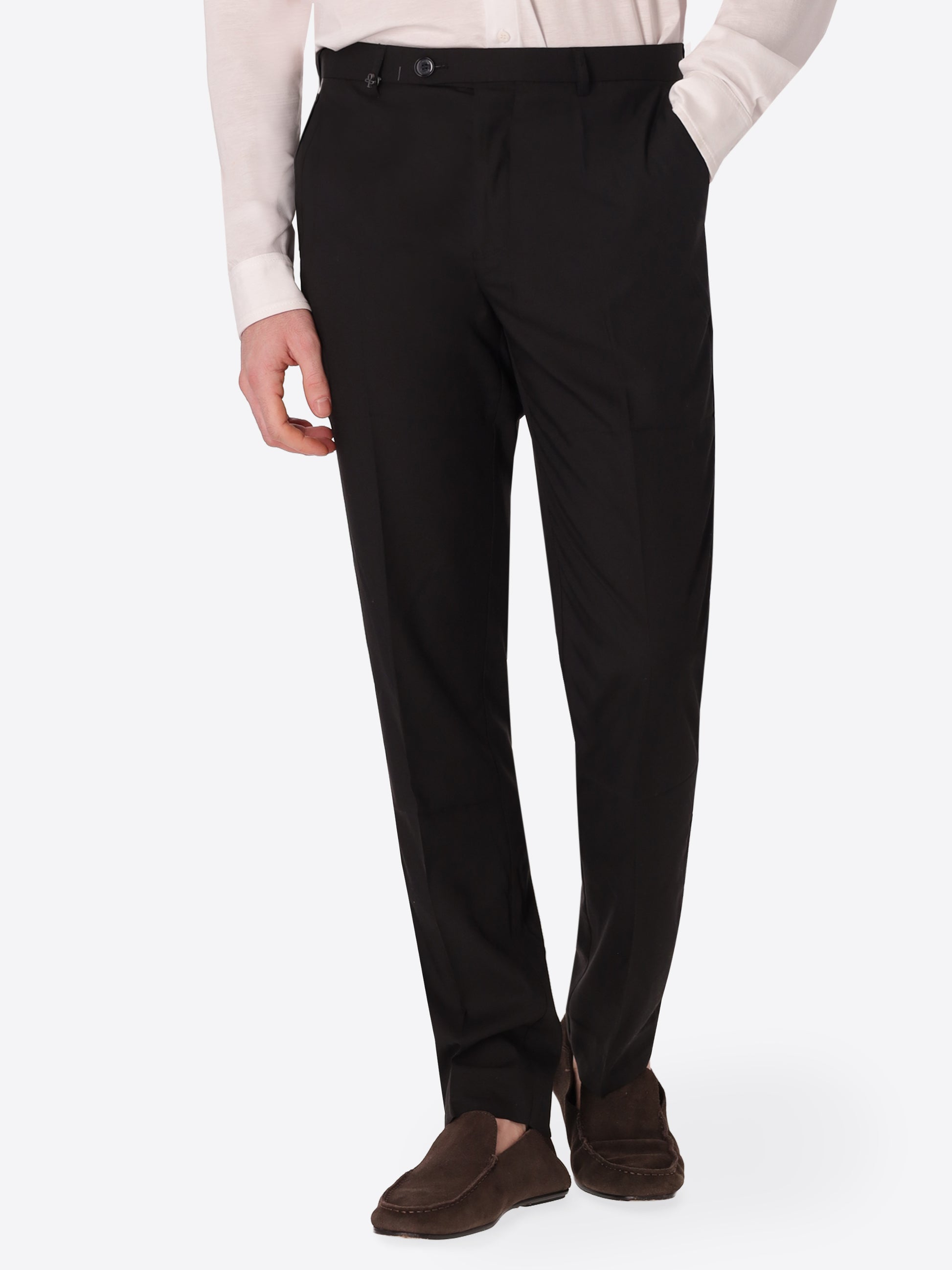 Alabastro Tailoring-Hose Aus Super-Comfort Cool-Wool-Effekt-Gewebe