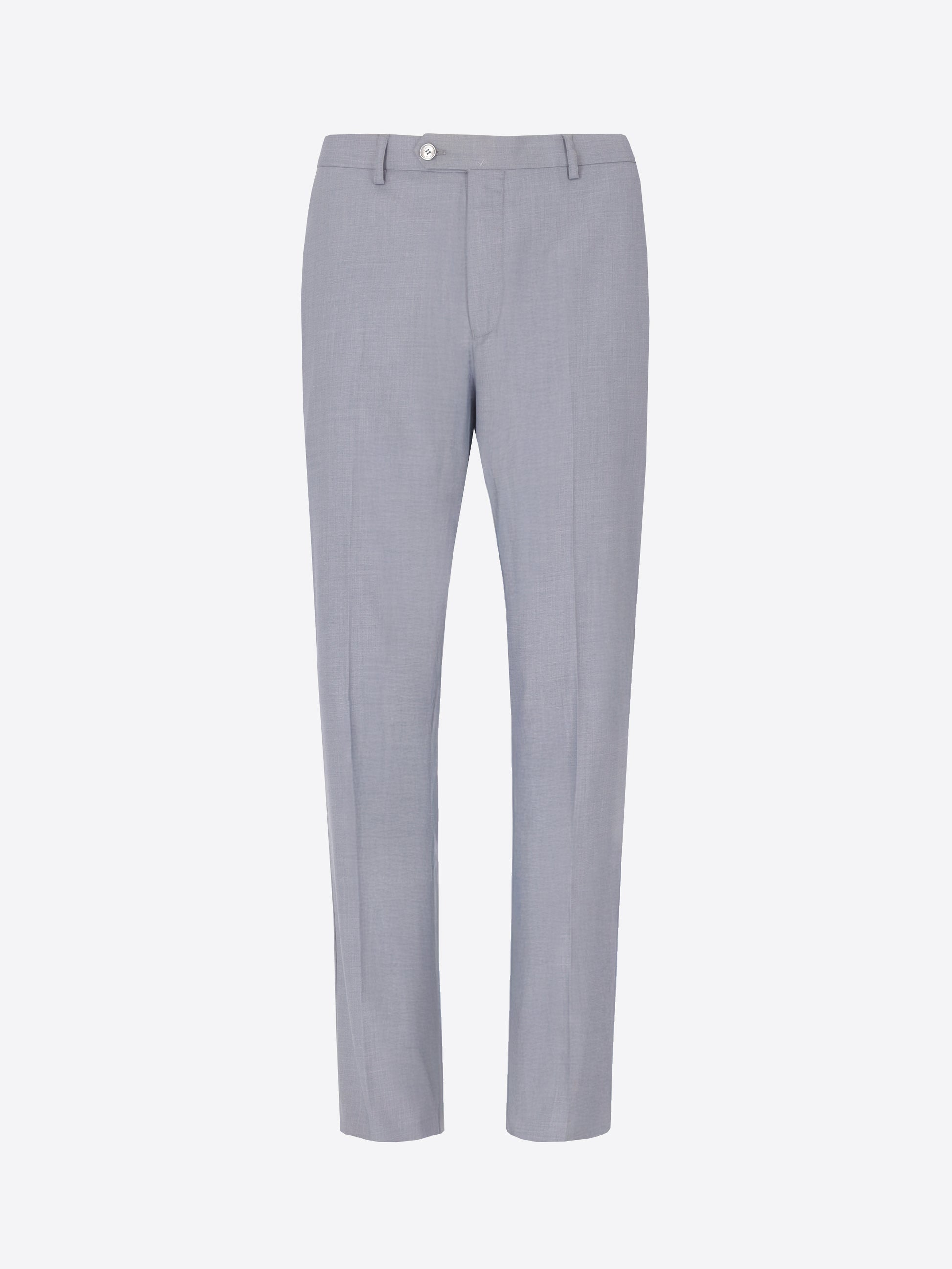 Sky Blue Double-Breasted Tailoring Suit Alabastro in Super-Comfort Cool Wool Effect Fabric