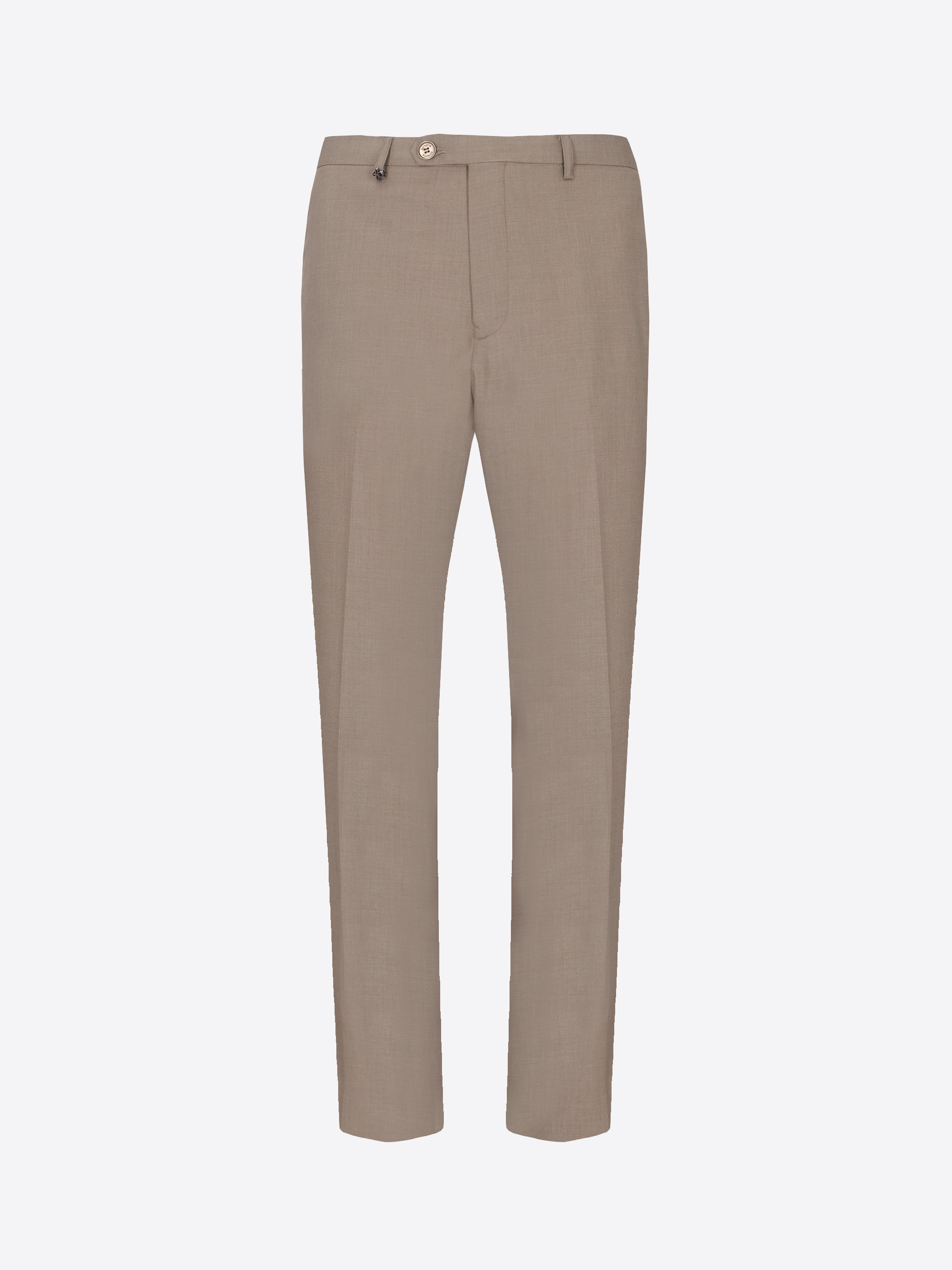 Tailoring Trousers Alabastro In Super-Comfort Cool Wool Effect Fabric