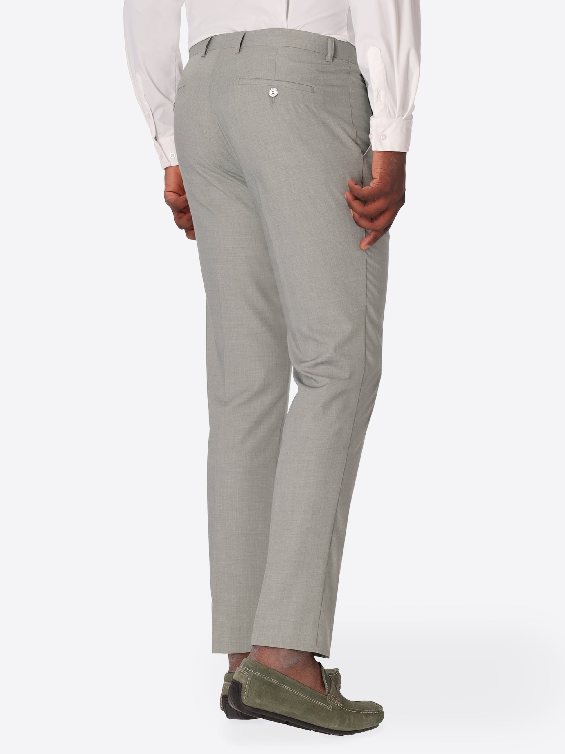 Alabastro Tailoring-Hose Aus Super-Comfort Cool-Wool-Effekt-Gewebe