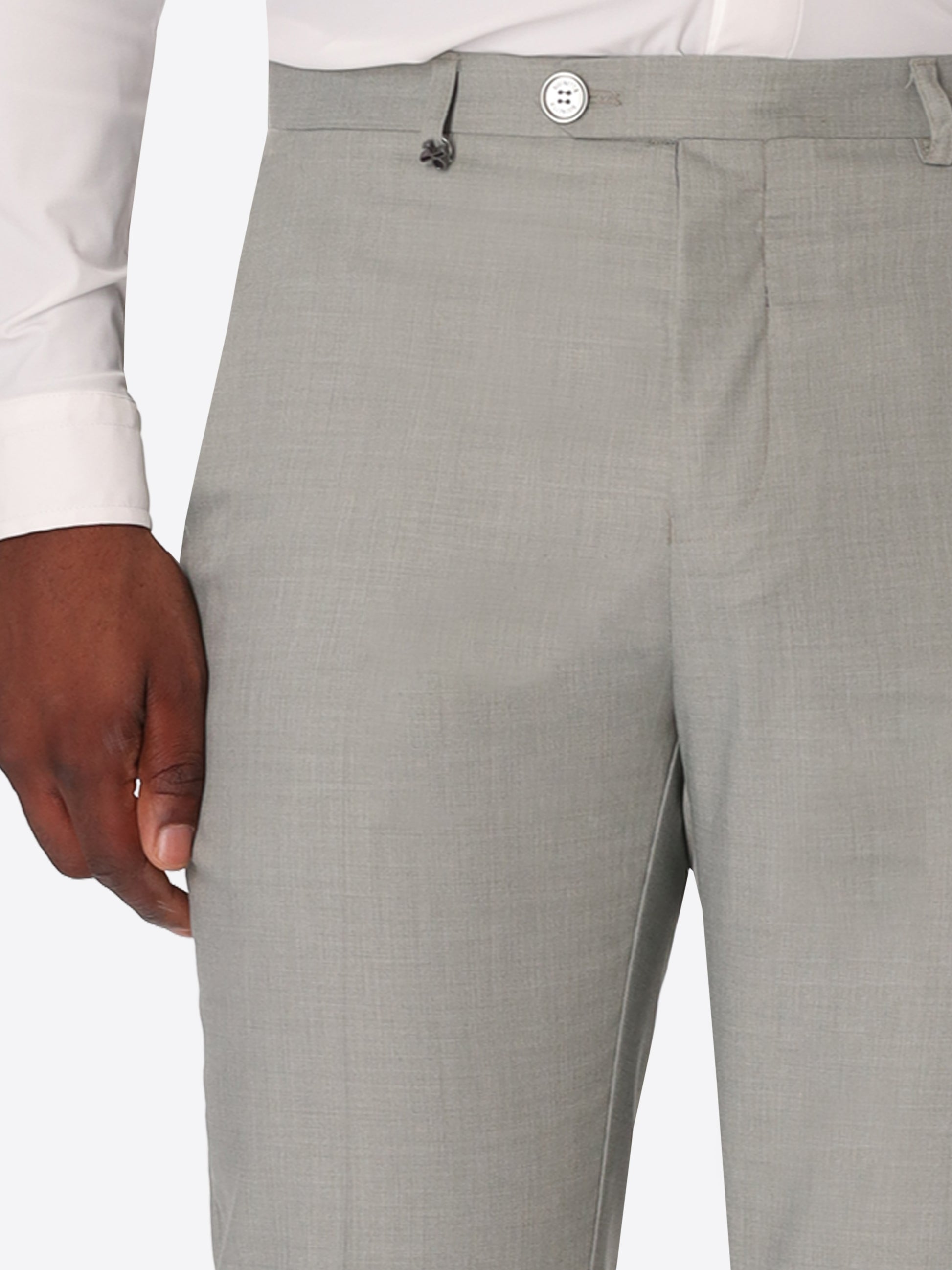 Alabastro Tailoring-Hose Aus Super-Comfort Cool-Wool-Effekt-Gewebe