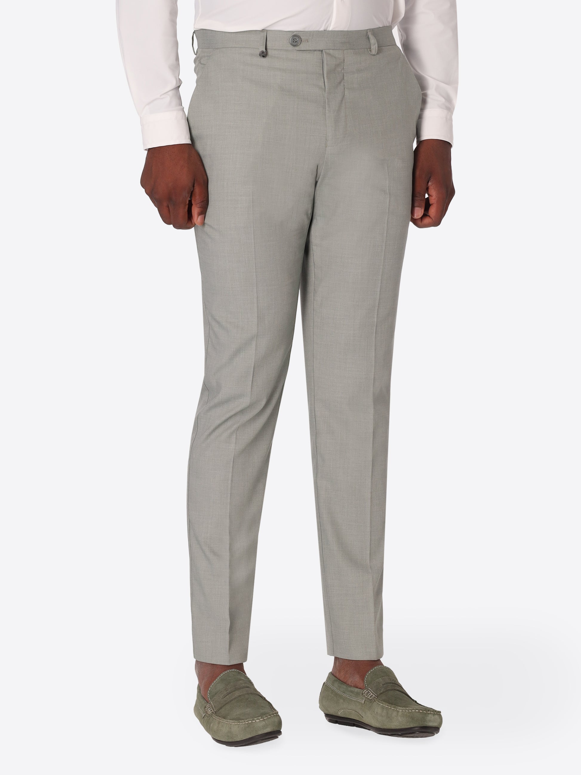 Alabastro Tailoring-Hose Aus Super-Comfort Cool-Wool-Effekt-Gewebe