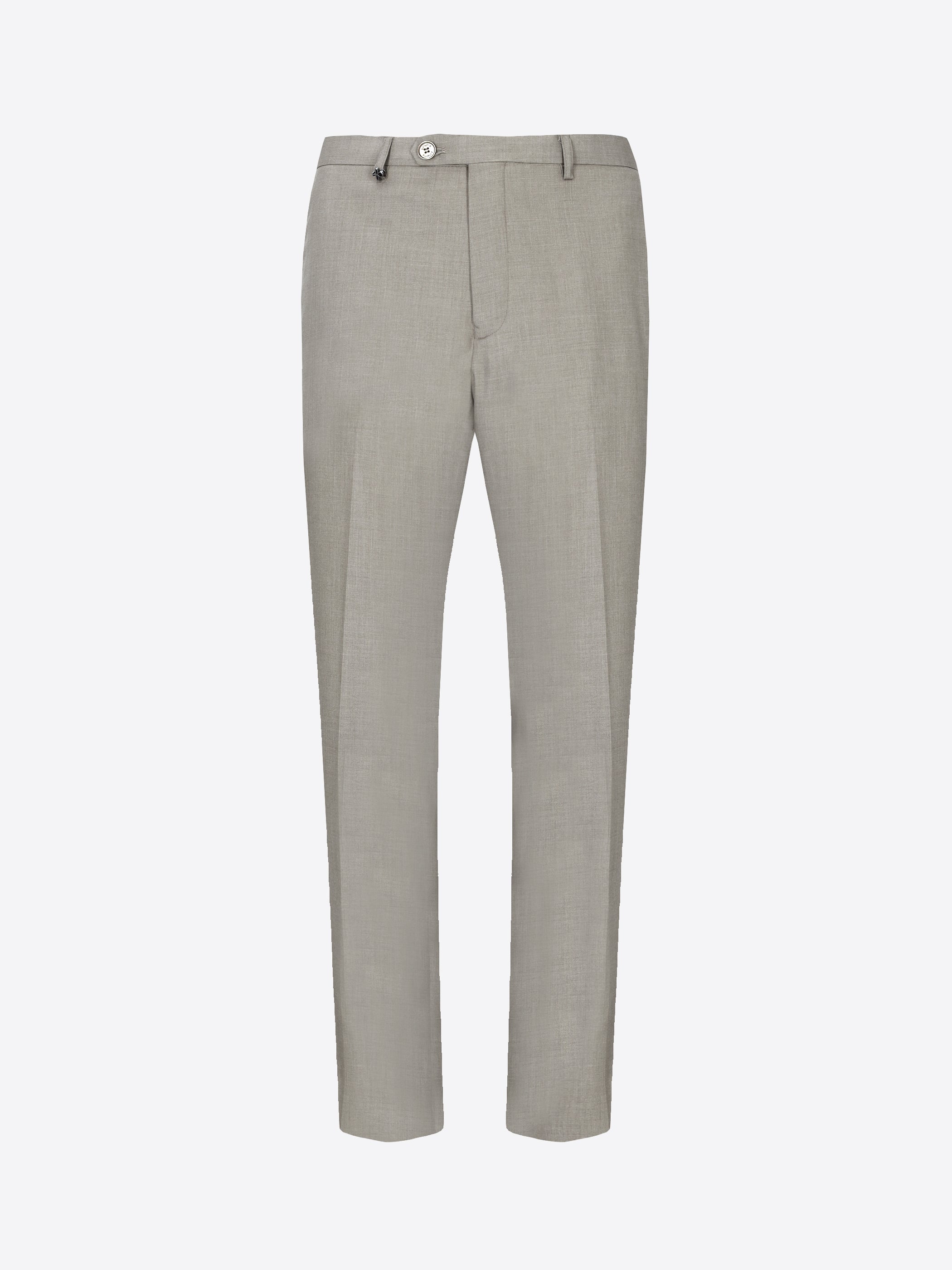 Tailoring Trousers Alabastro In Super-Comfort Cool Wool Effect Fabric