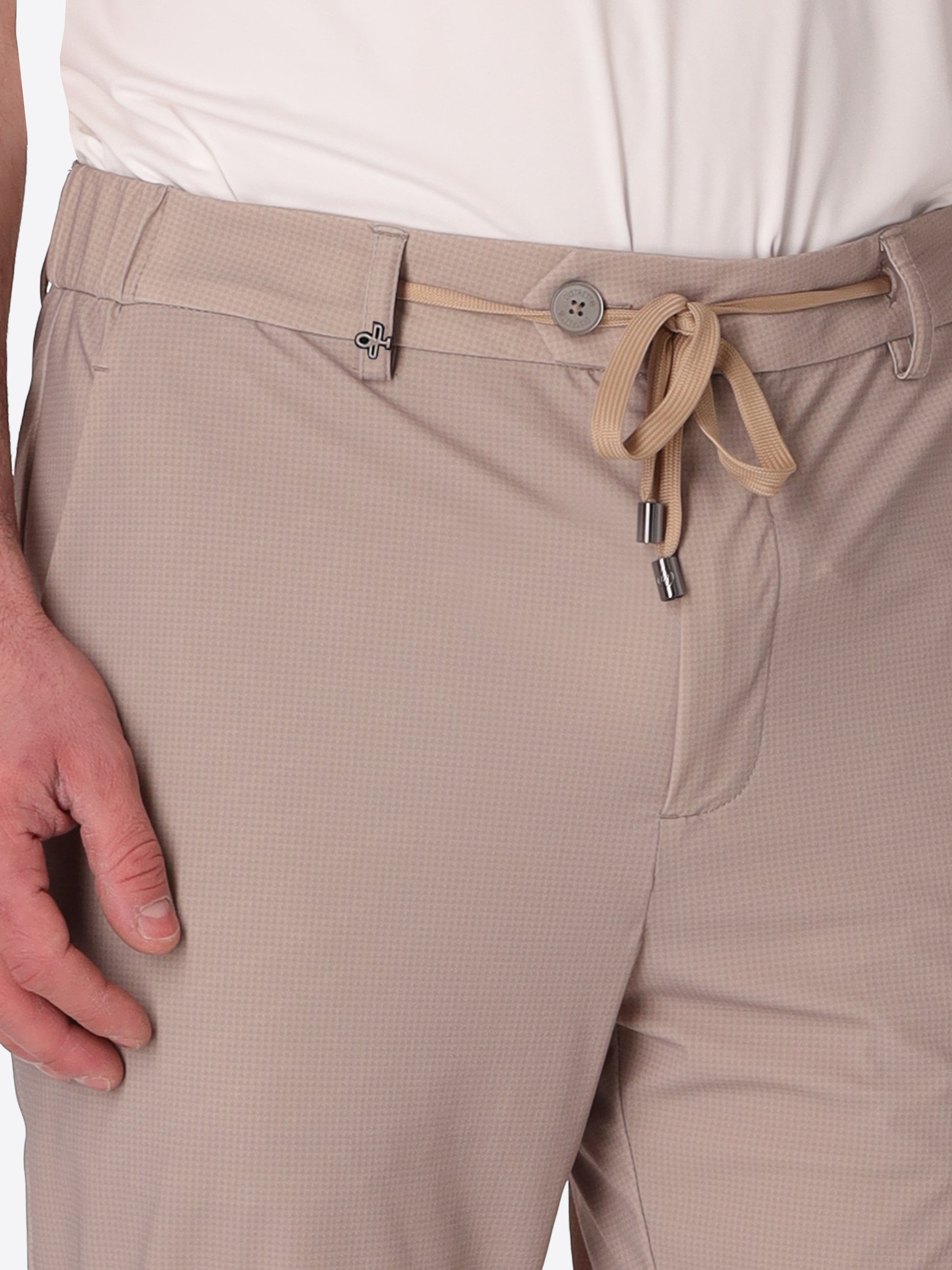 Pantalone York High-Perform12 Sequoia In Tessuto Micro Disegno Stampato