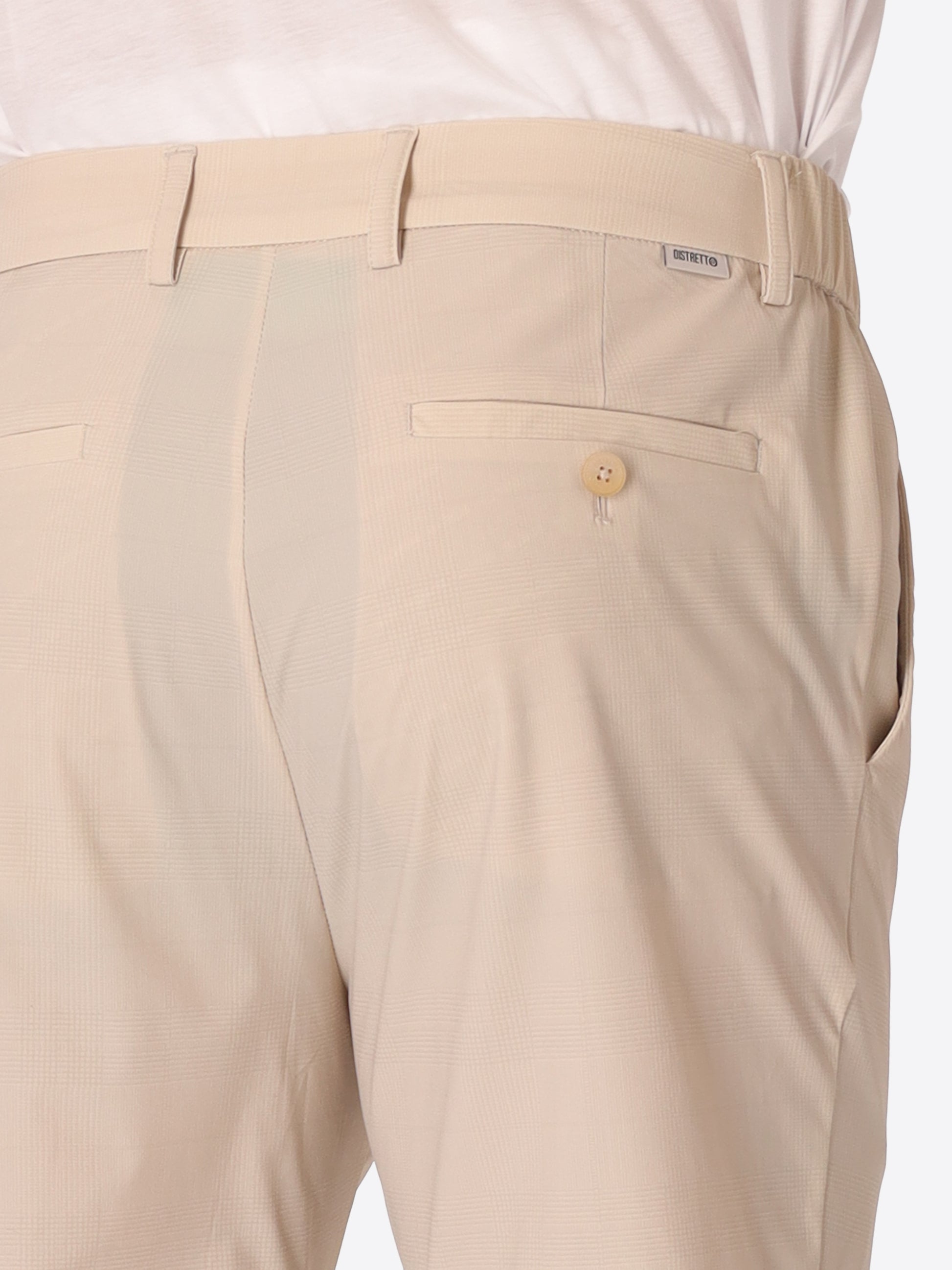 Pantalone High-Perform12 York Quercia In Tessuto Tecnico Stretch Principe Di Galles