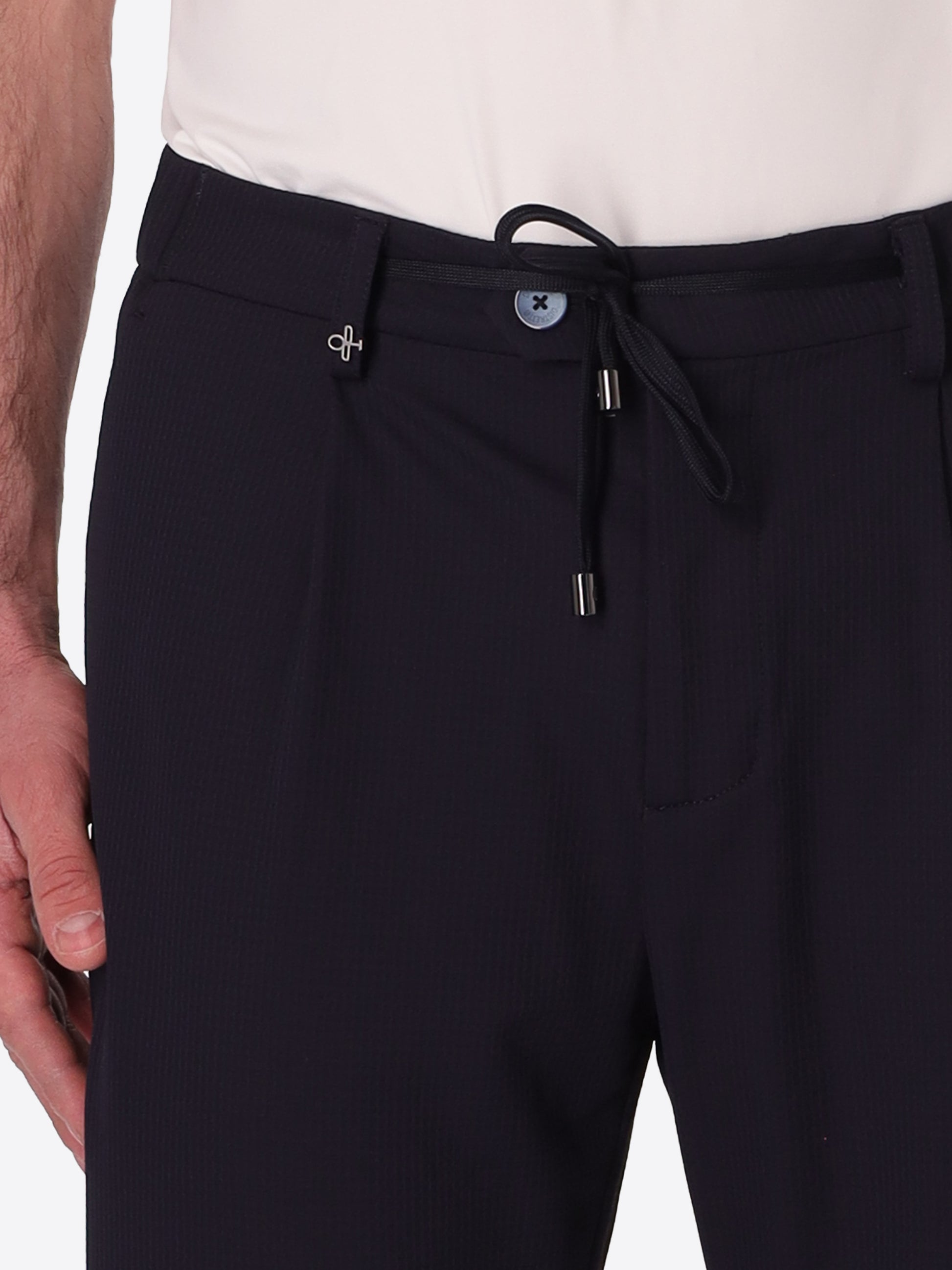 Pantalone Rio Pences High-Perform12 Era In Tessuto Micro Disegno Operato Performance