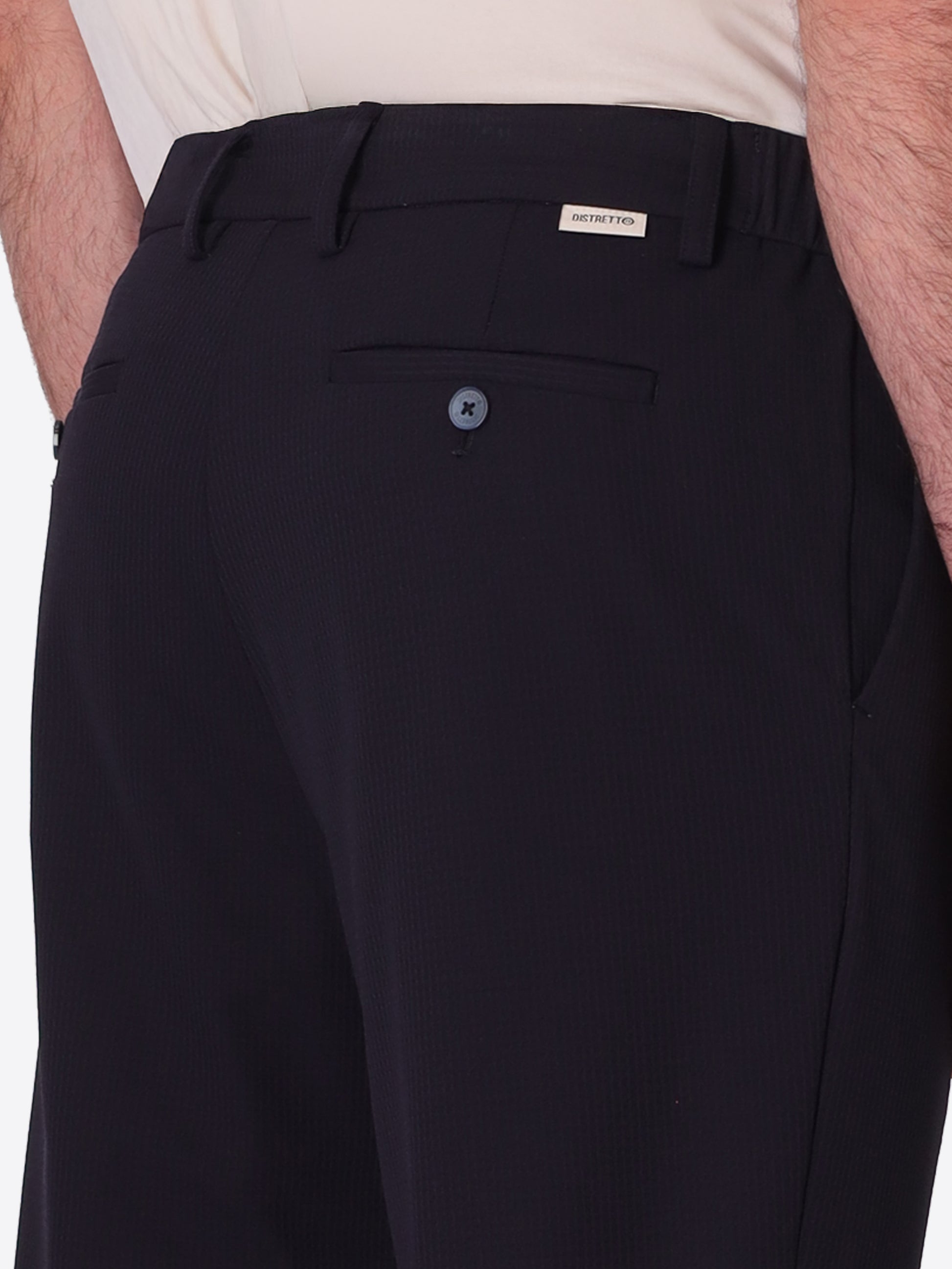 Pantalone Rio Pences High-Perform12 Era In Tessuto Micro Disegno Operato Performance